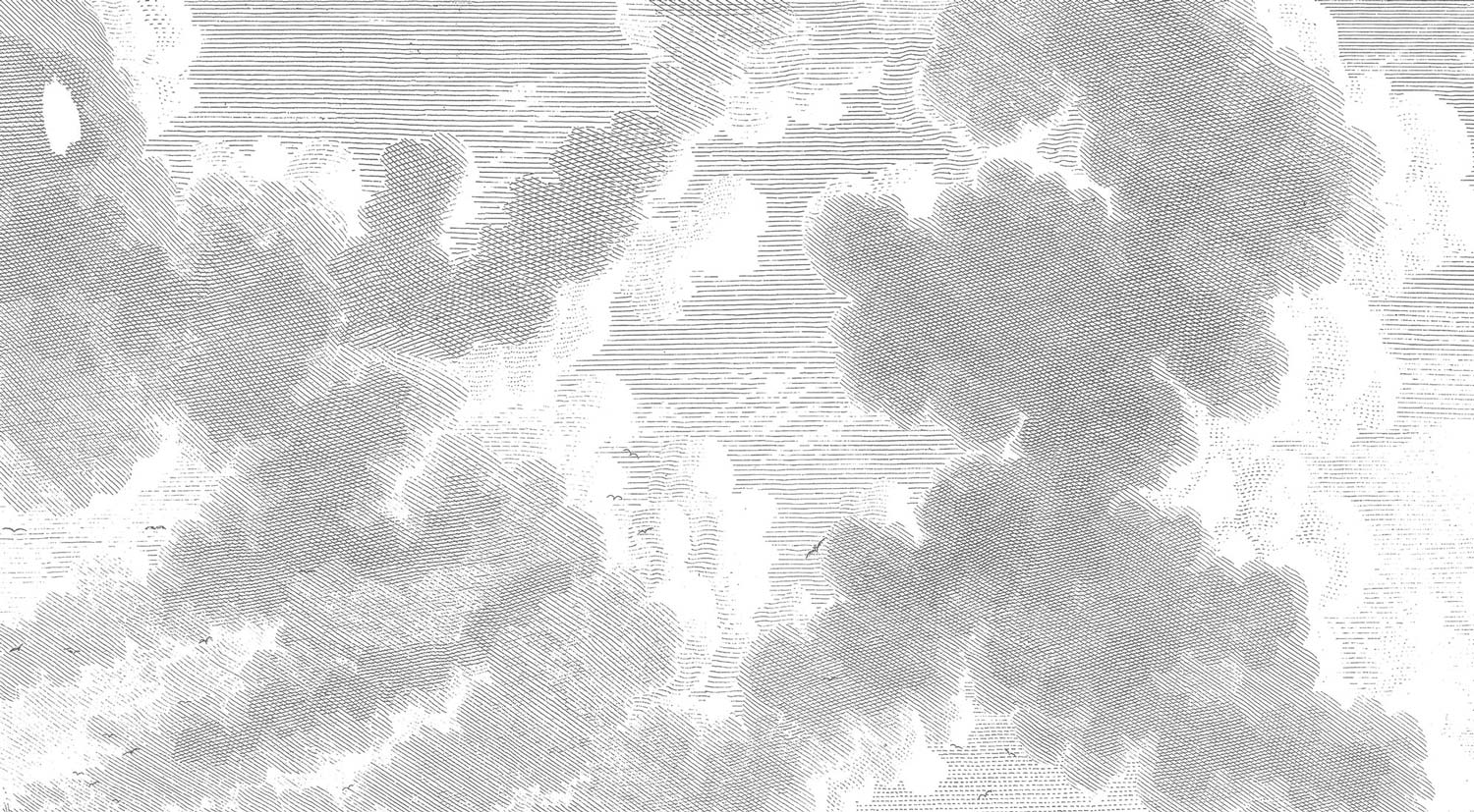 Wolken-Tapete Engraved Clouds