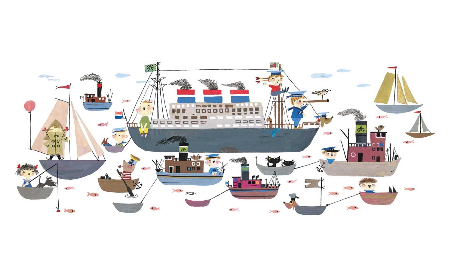 Wall Mural by Fiep Westendorp, Holland America Line