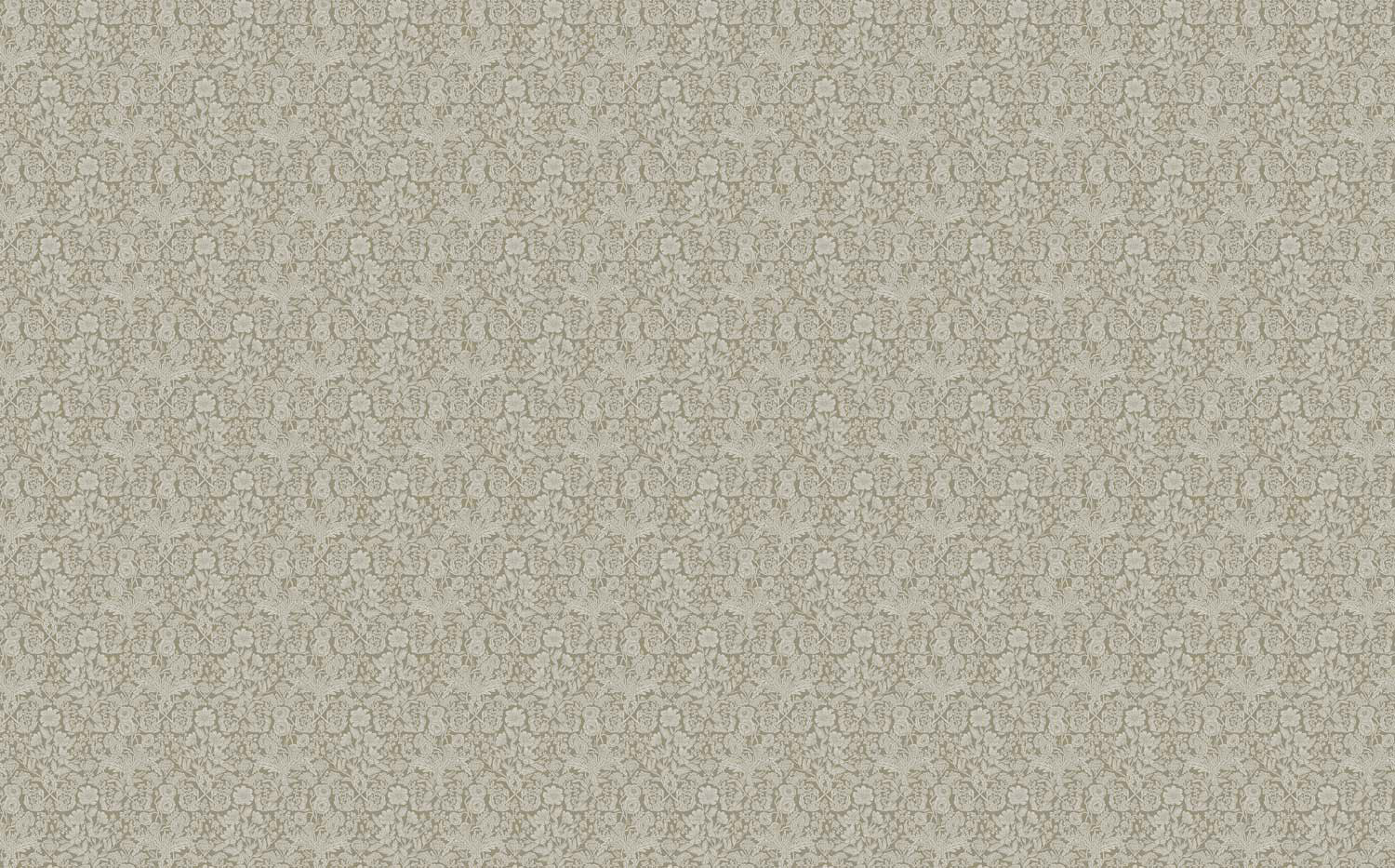 Wallpaper with hand-drawn floral pattern by Floor Rieder, Sand, 100 x 280 cm