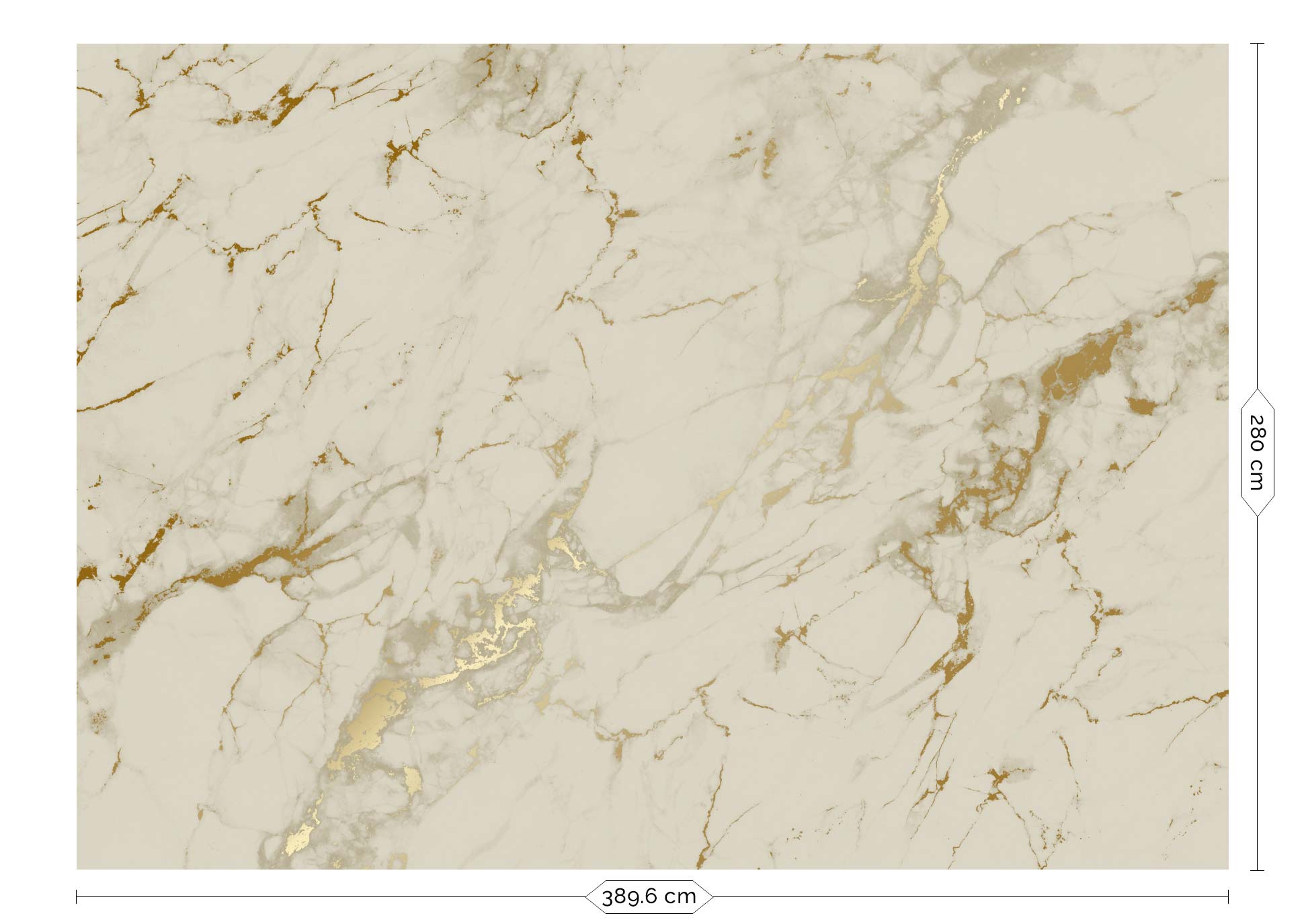 Gold marble wallpaper, Gold/Sand