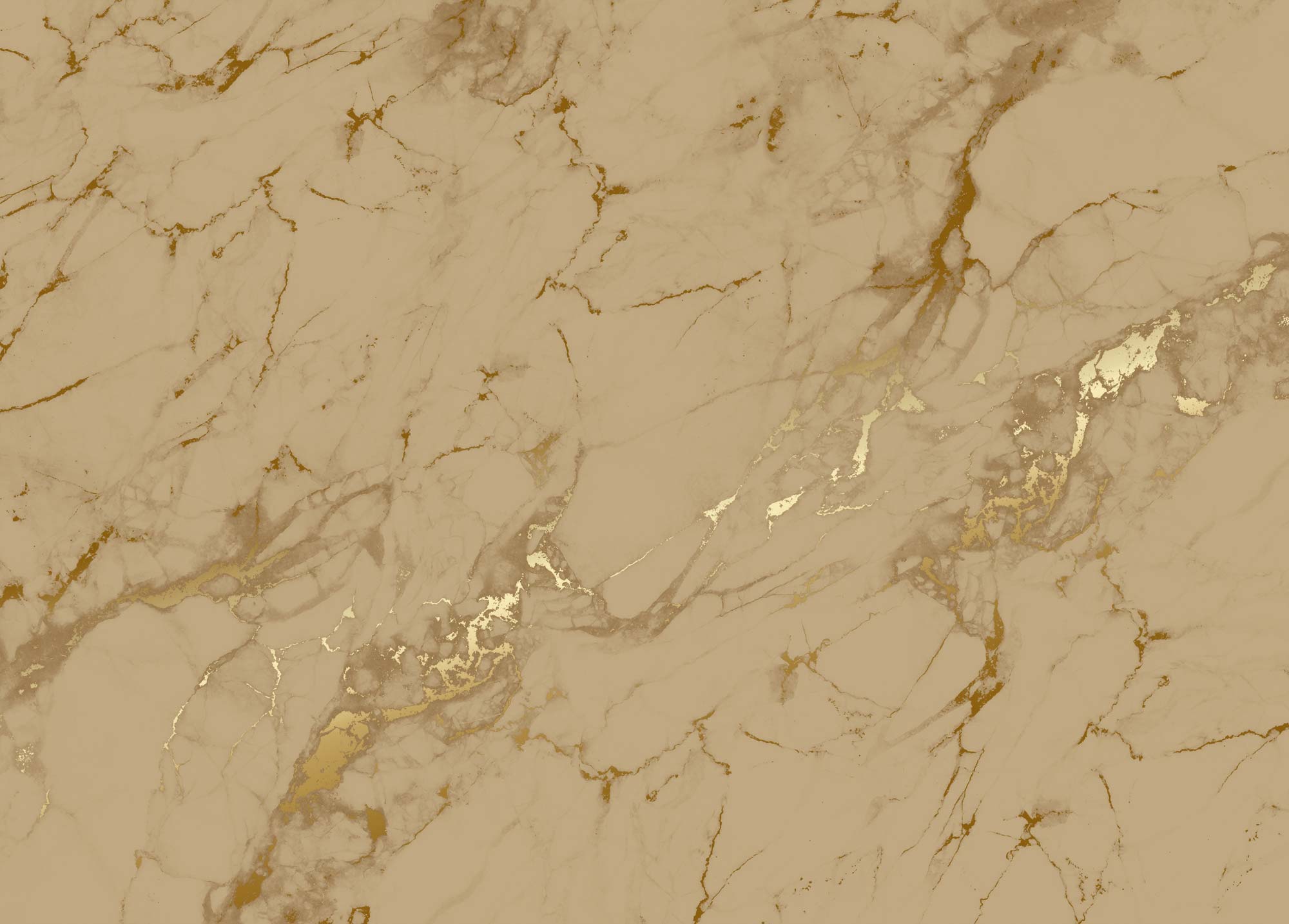 Gold marble wallpaper, Gold/Toffee