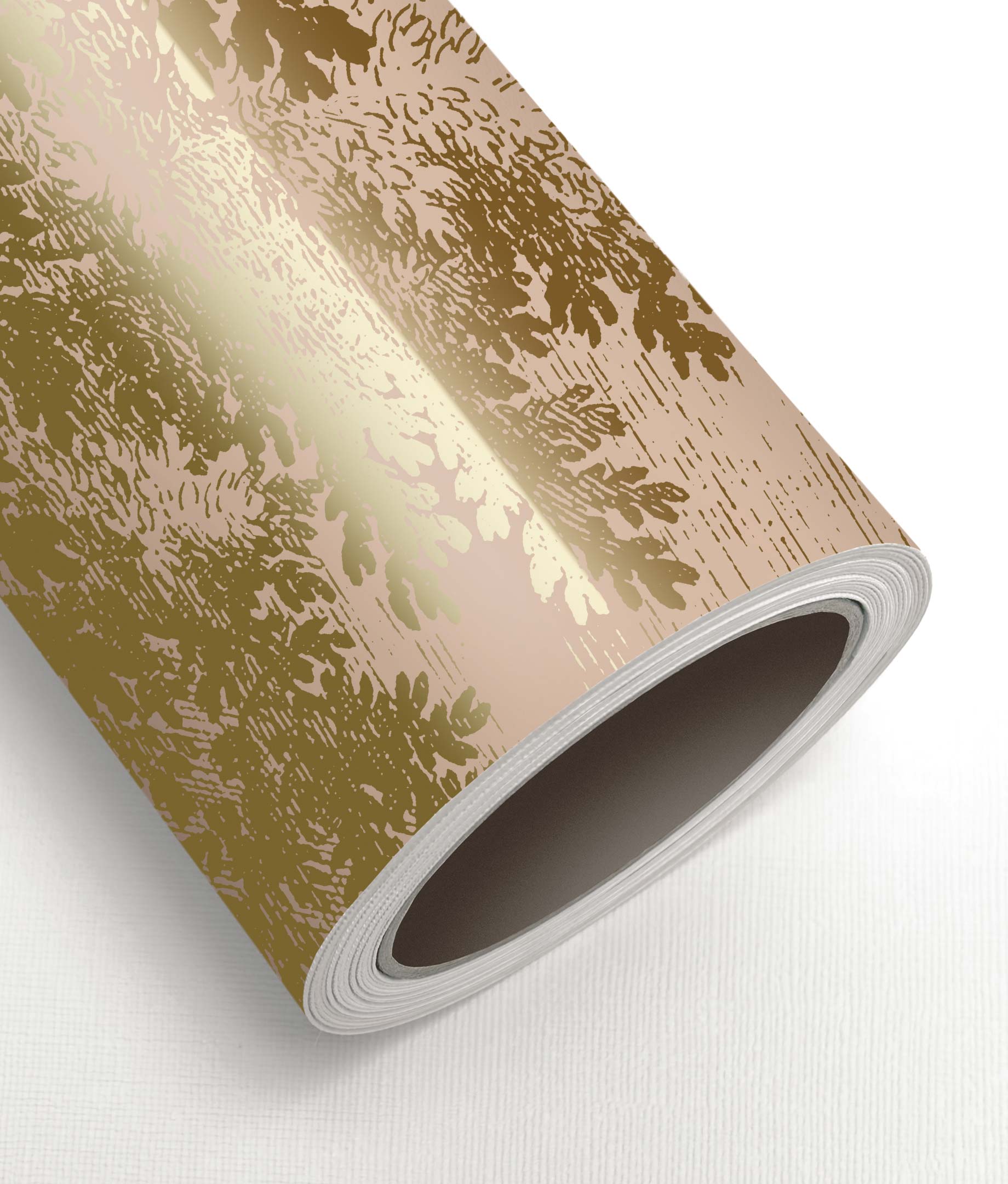 Landscape wallpaper with gold, Engraved Landscapes, Gold/Nude