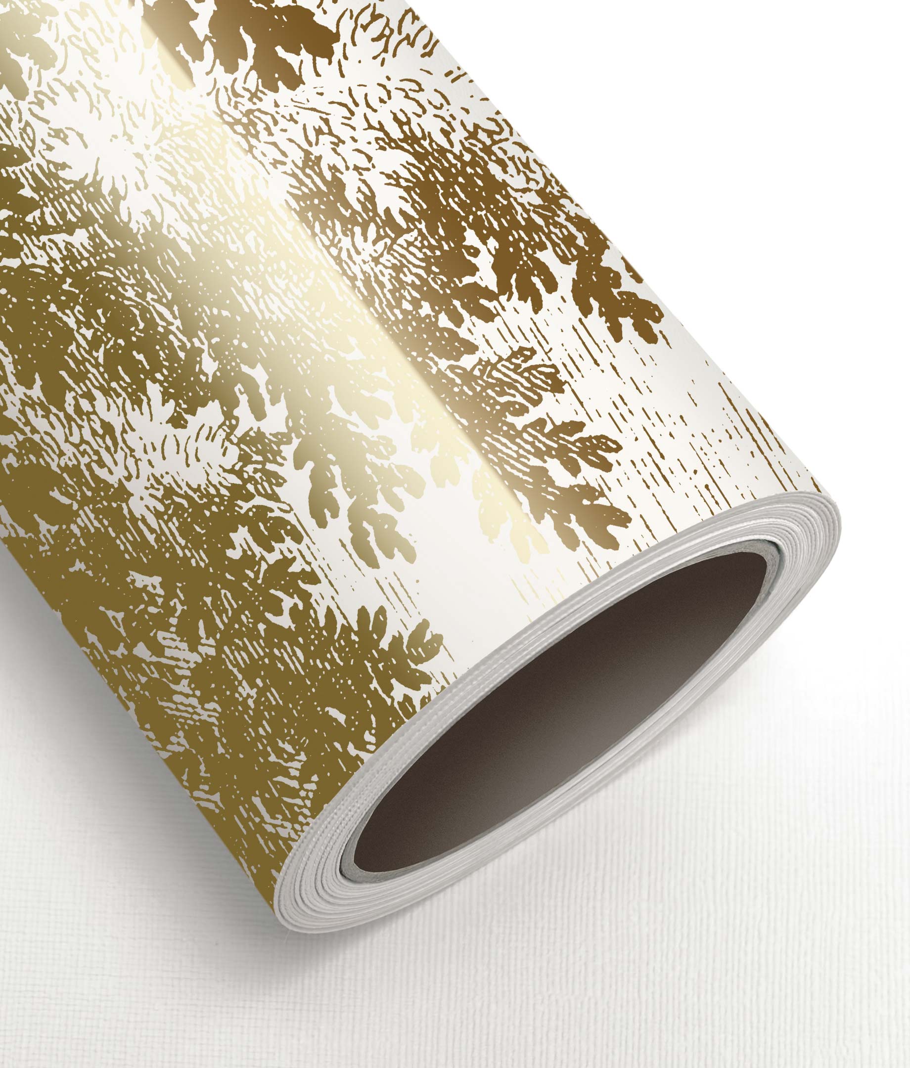 Landschap behang met goud, Engraved Landscapes, Goud/Wit