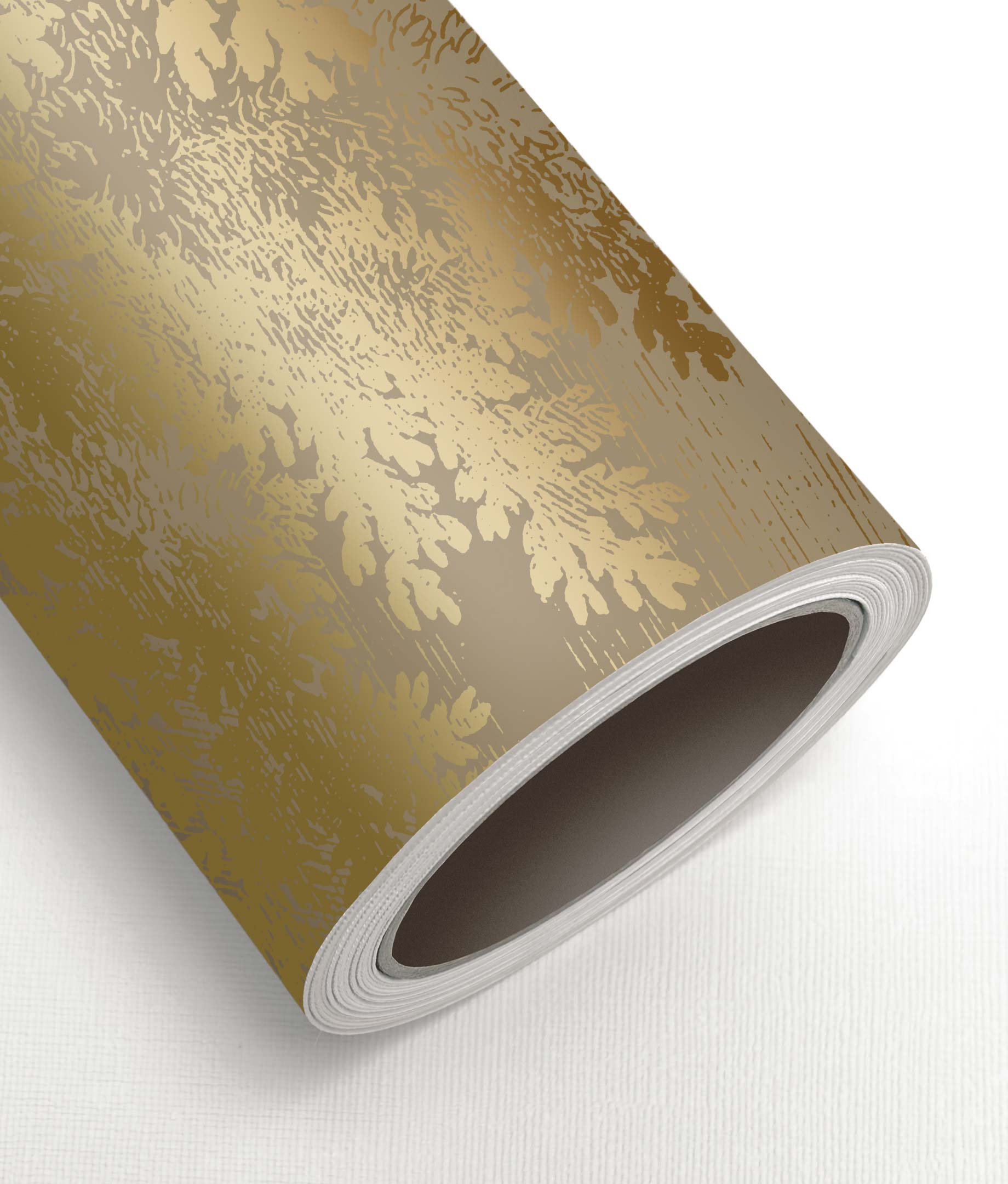 Landschap behang met goud, Engraved Landscapes, Goud/Taupe