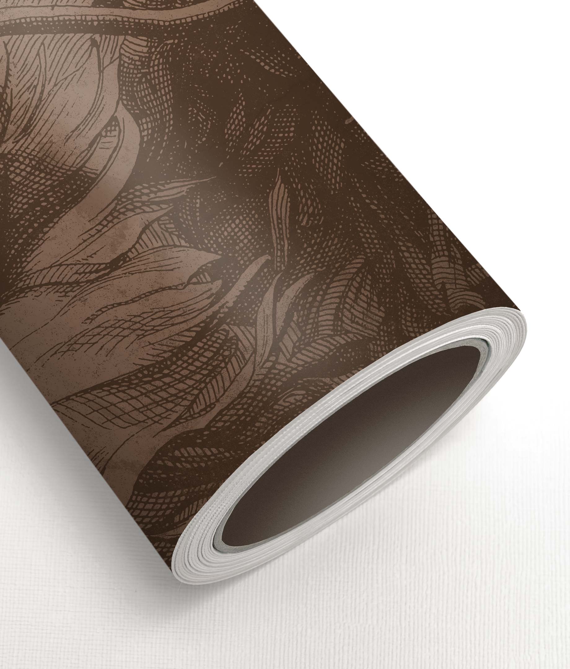 Gradient Flowers, Floral wallpaper by Frans Uyterlinde, Nude