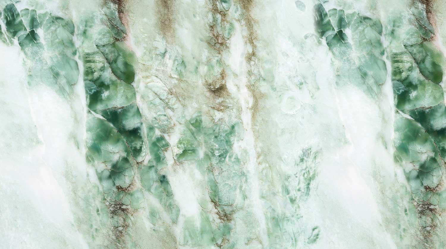 Papel pintado de mármol, Verde