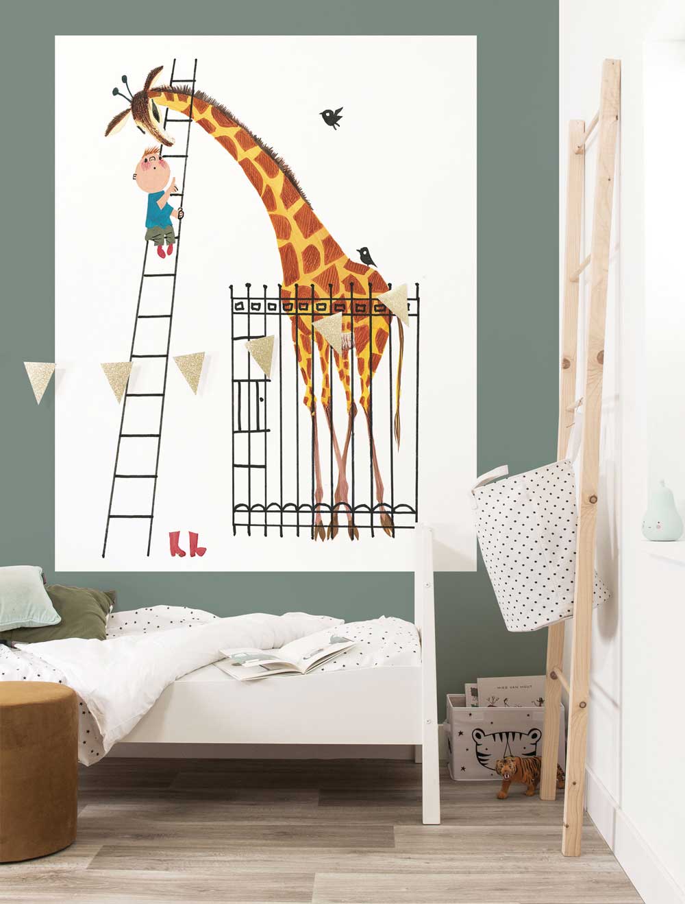 Wallpaper Panel Giant Giraffe, 142.5 x 180 cm