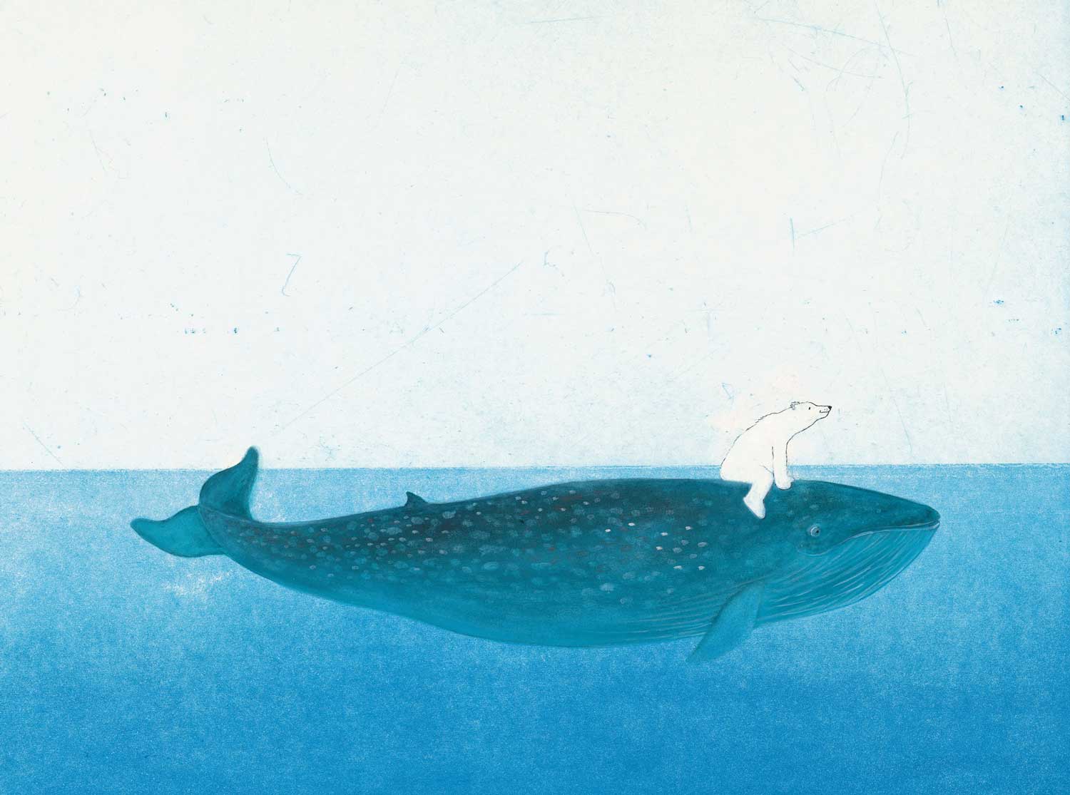 Wall Mural Riding The Whale