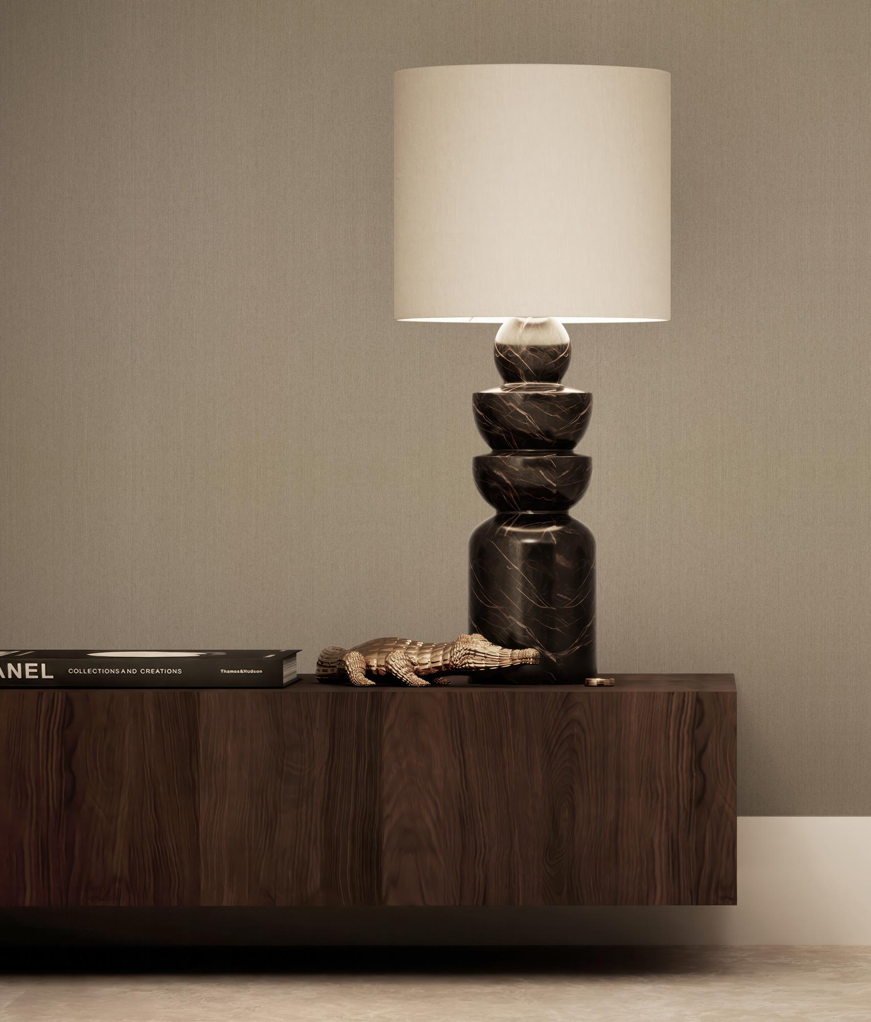 Hotel Chique Textile, Textile Wallpaper made of 100% Viscose, Suite N°11