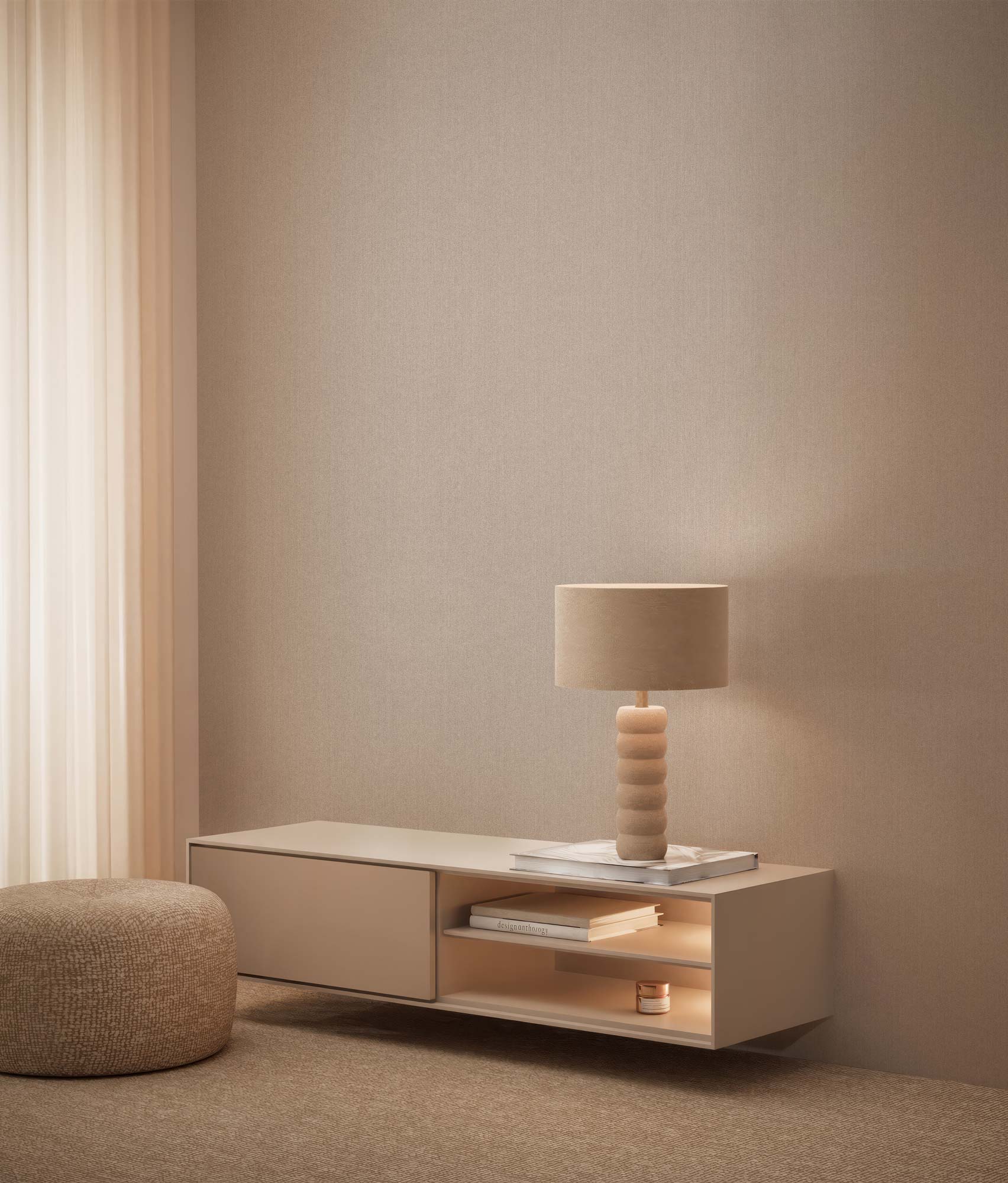 Hotel Chique Textile, Textile Wallpaper made of 100% Viscose, Suite N°13