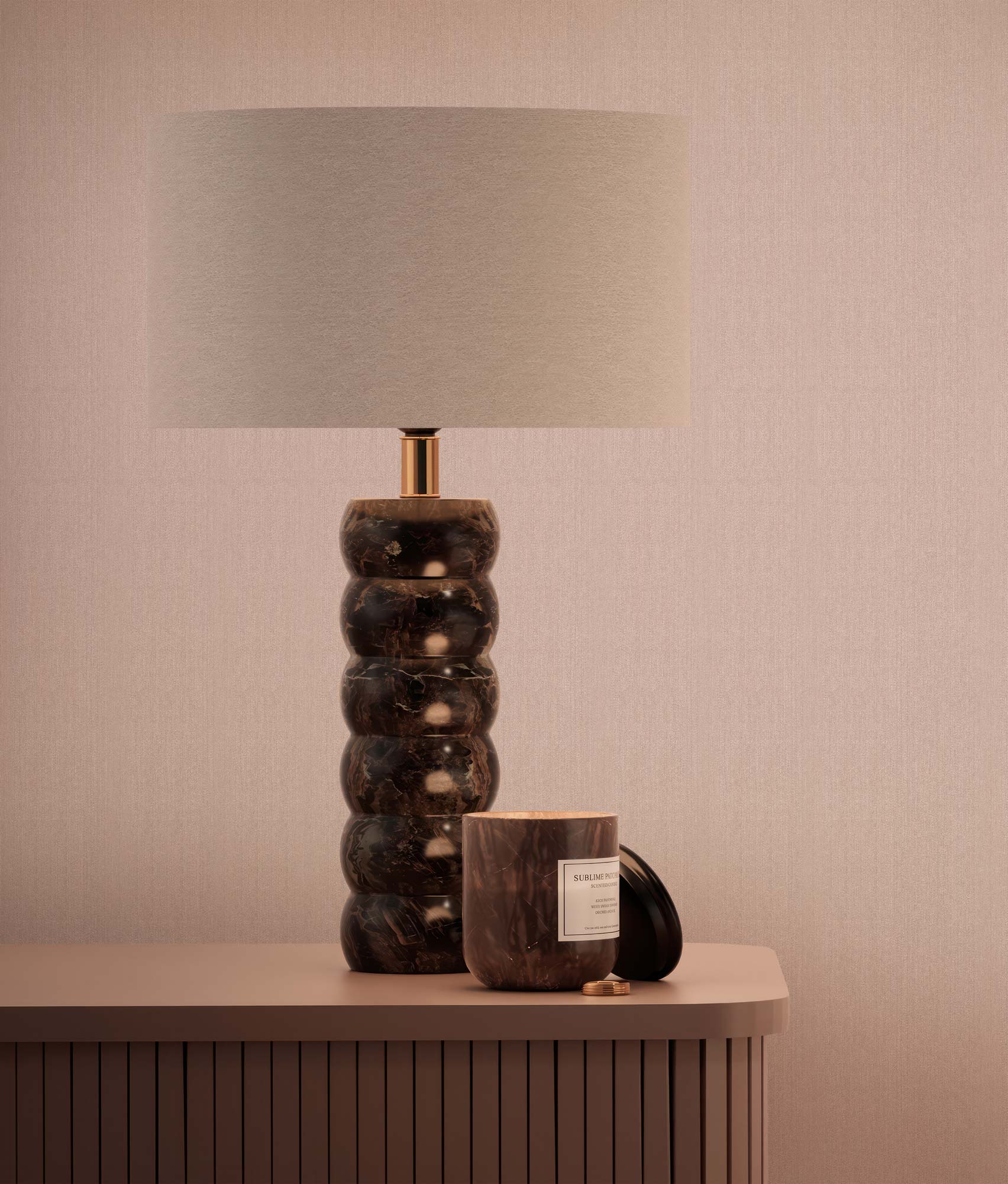 Hotel Chique Textile, Textiltapete aus 100% Viskose, Suite N°14