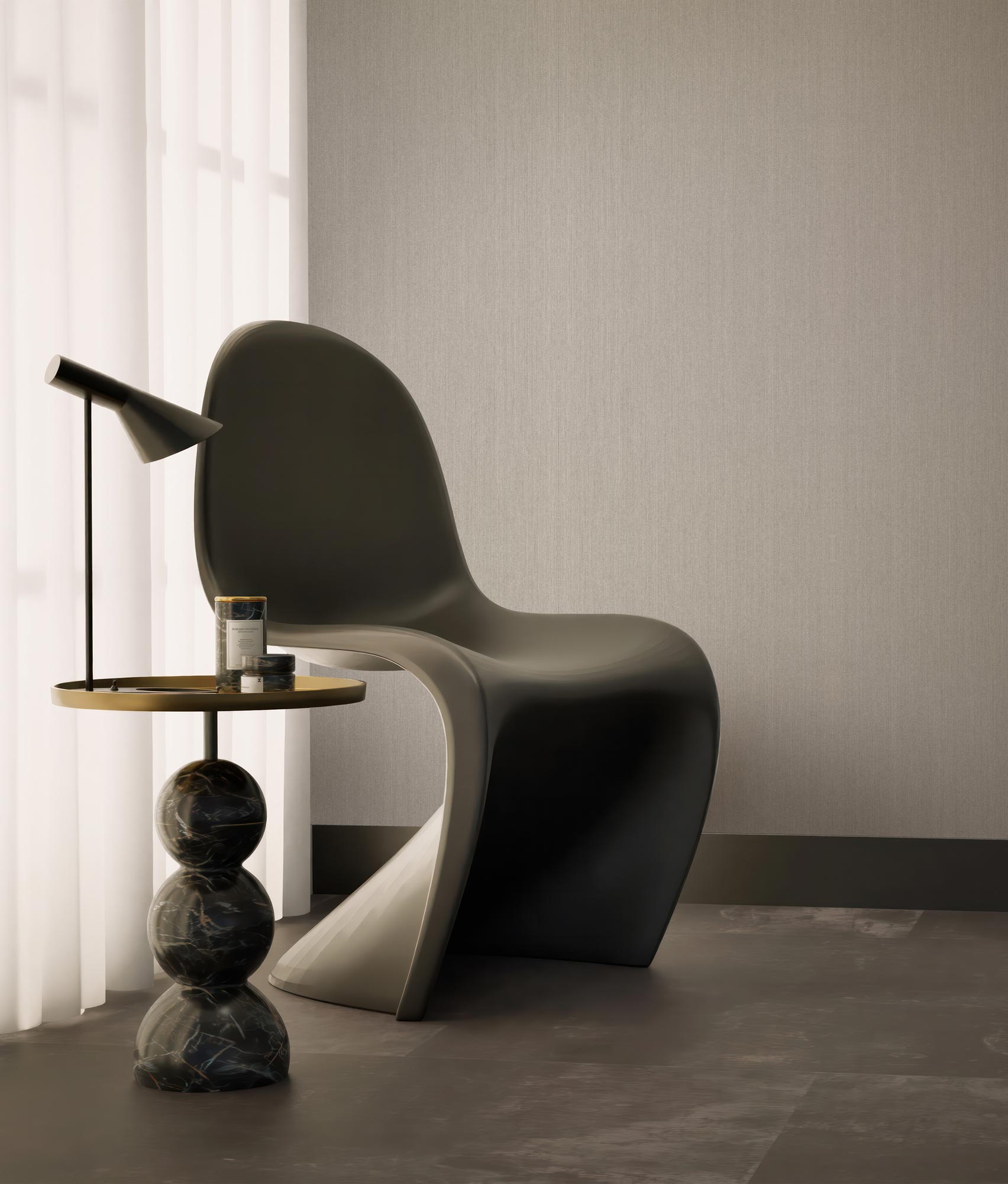Hotel Chique Textile, Textile Wallpaper made of 100% Viscose, Suite N°15