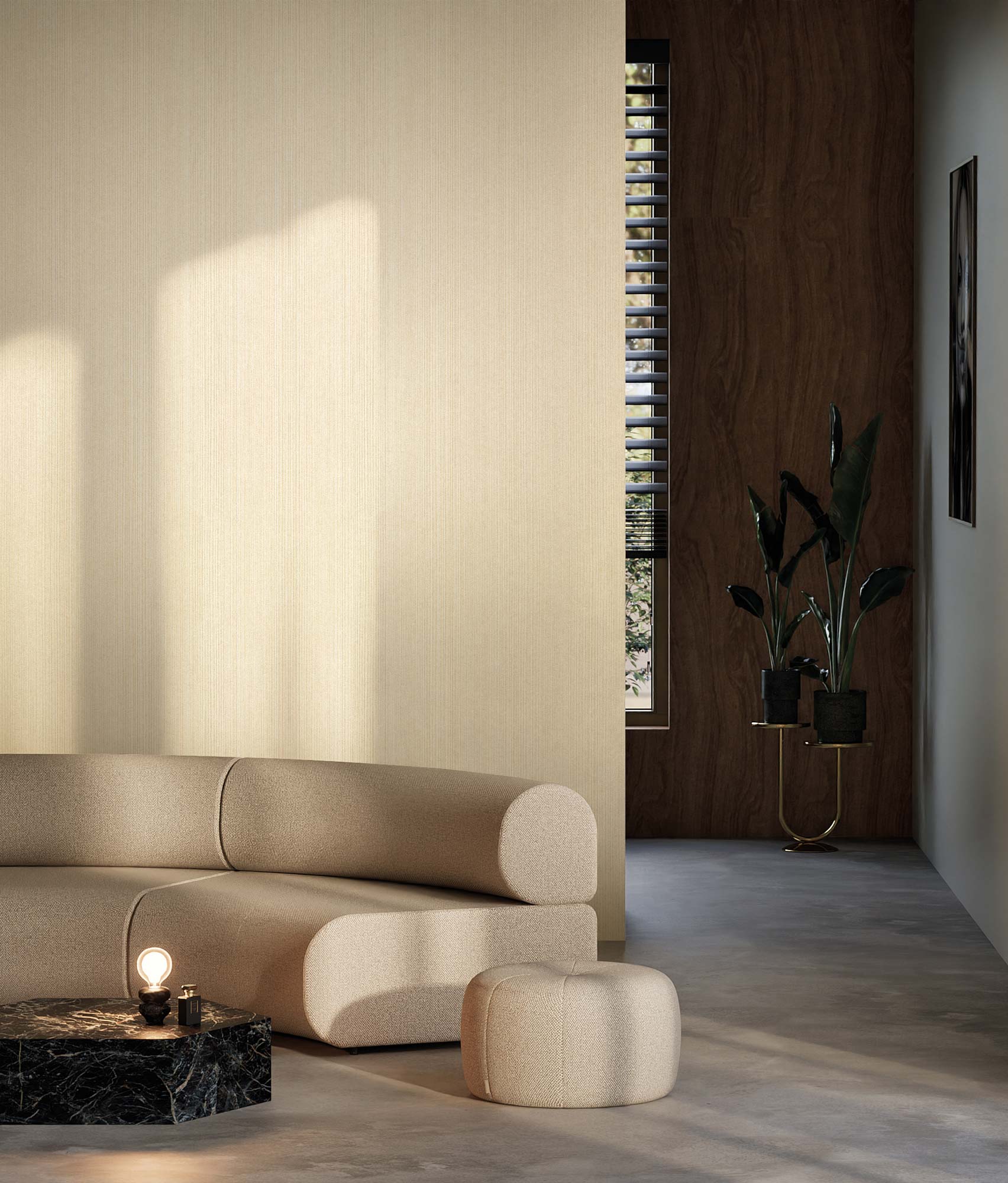 Hotel Chique Textile, Textiltapete aus 100% Viskose, Suite N°16