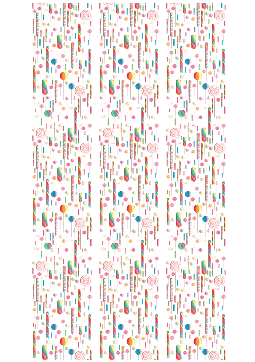 Wallpaper Lollies, 146.1 x 280 cm