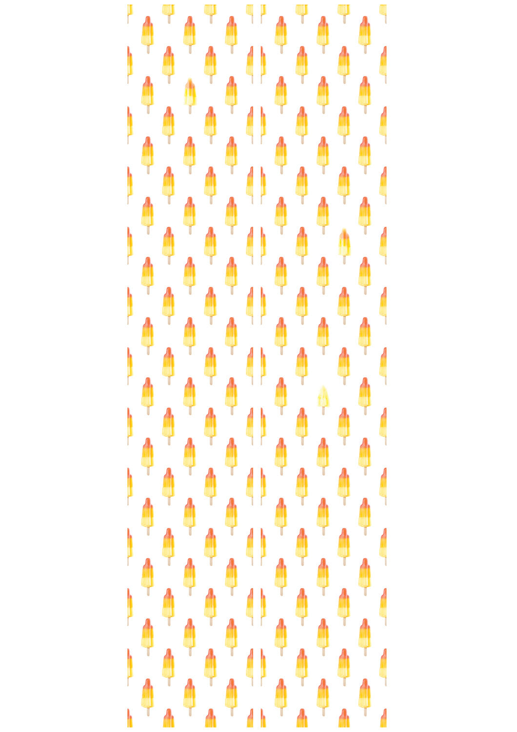 Wallpaper Popsicles, 97.4 x 280 cm