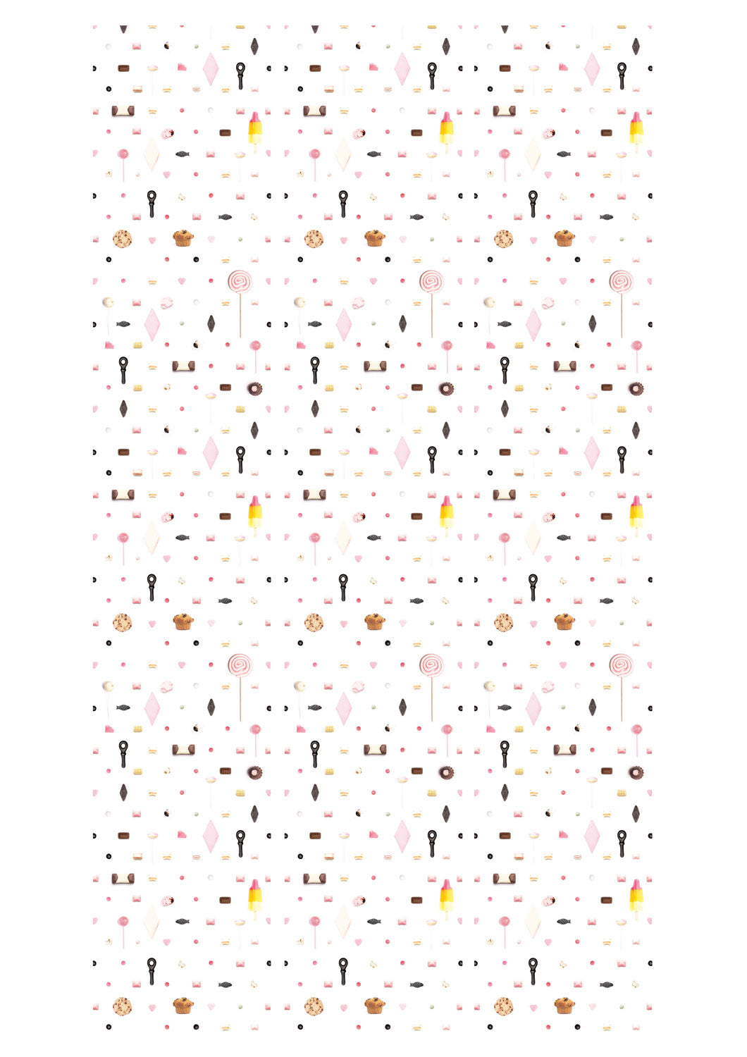 Wallpaper Mixed Candy, 146.1 x 280 cm