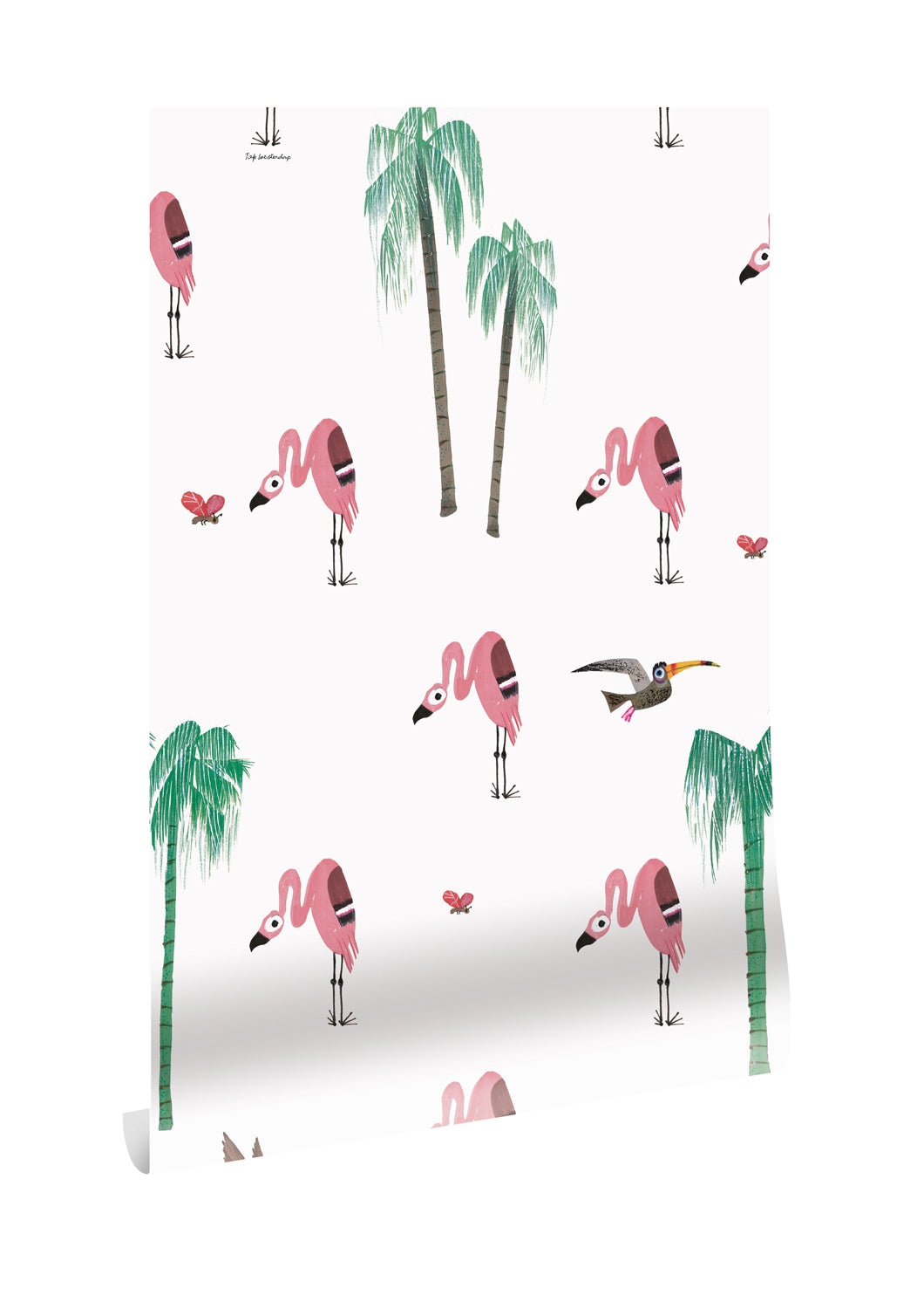 Wallpaper Fiep Westendorp Flamingo, 97.4 x 280 cm