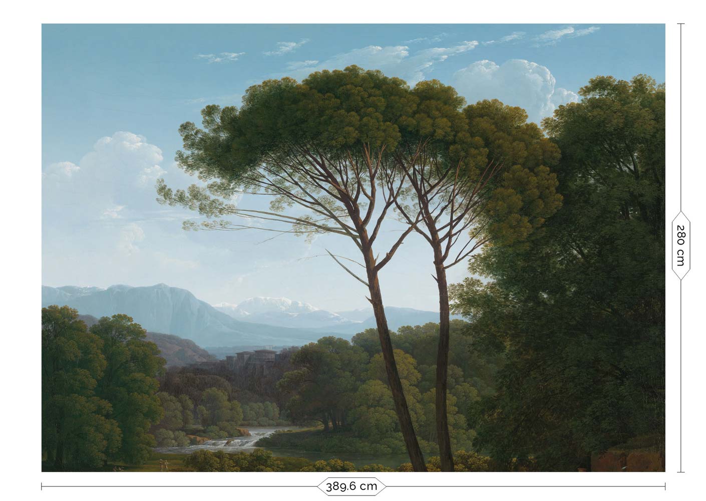 Landschap behang, Golden Age Landscapes