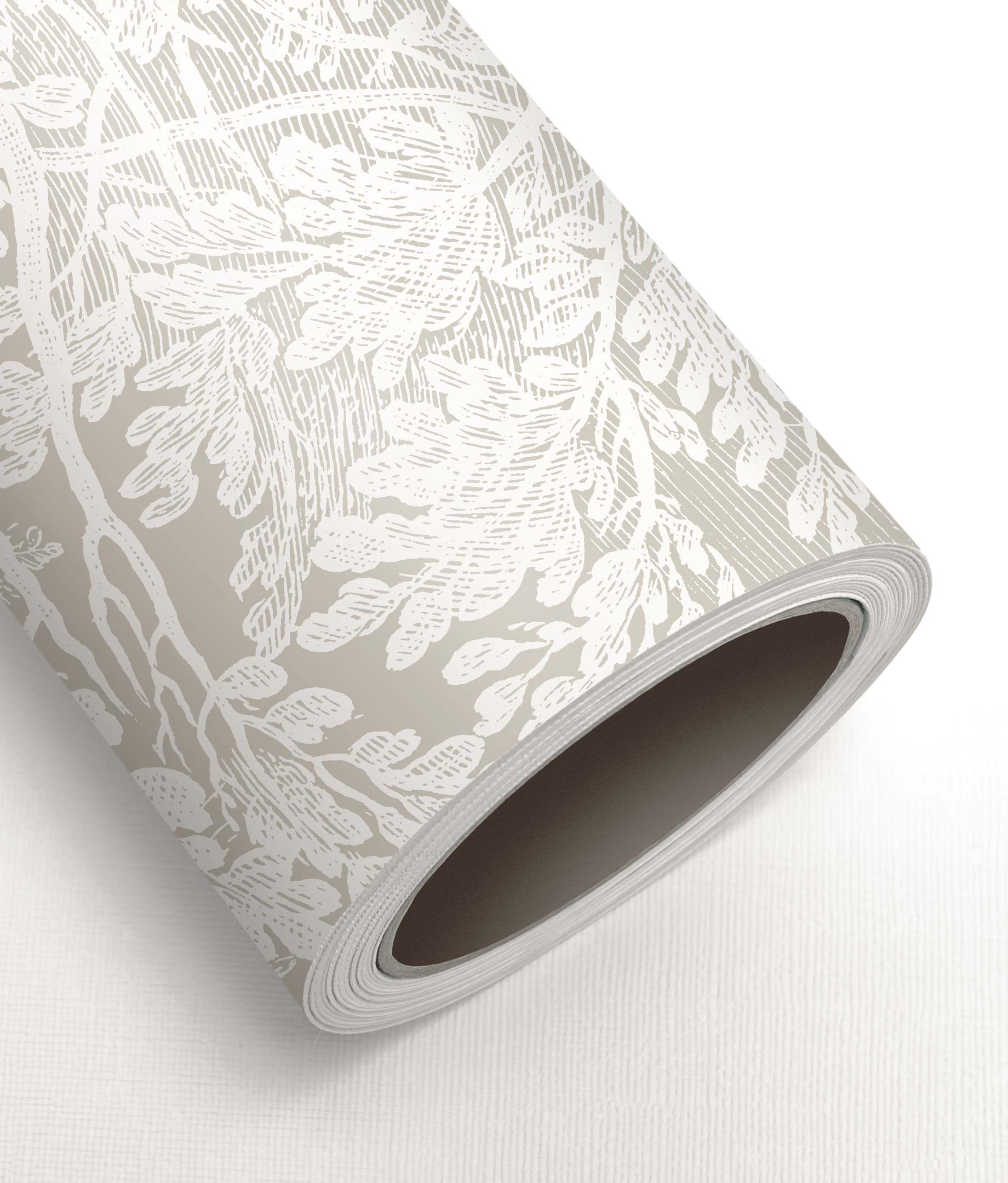 Engraved Landscapes, wallpaper with drawn landscapes, Grey