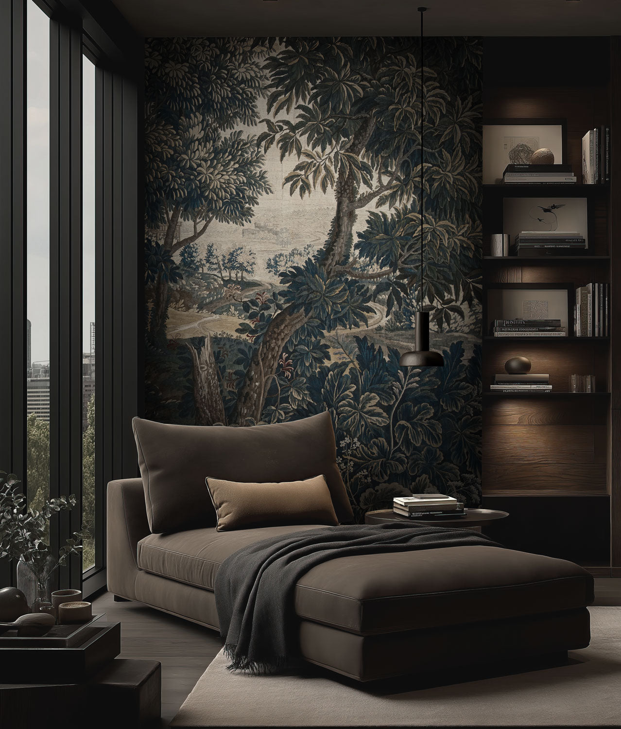 Landscape Tapestries, wallpaper from vintage tapestry