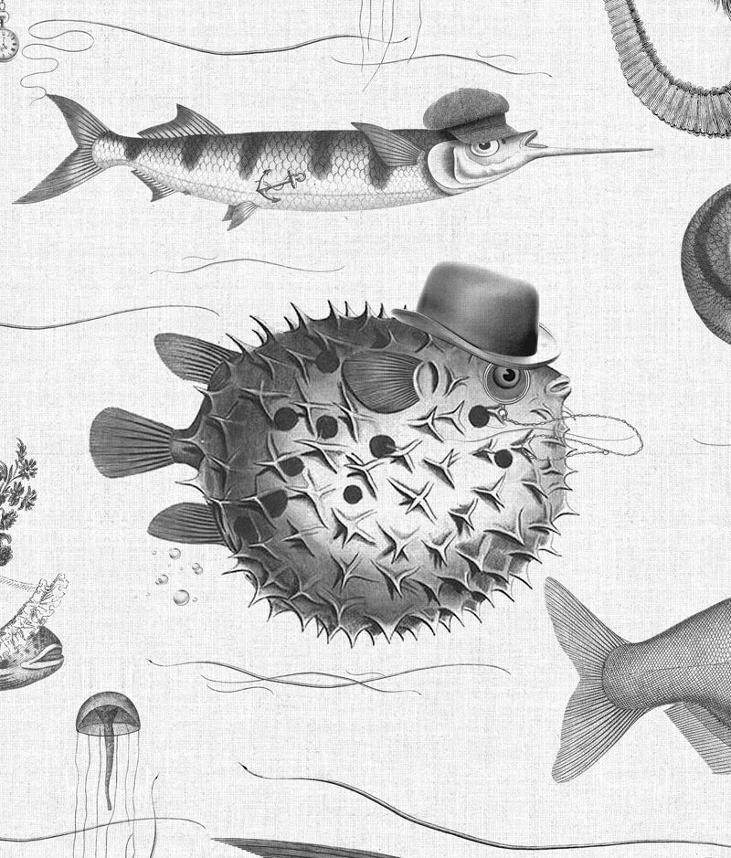 Dandy Fish Behang