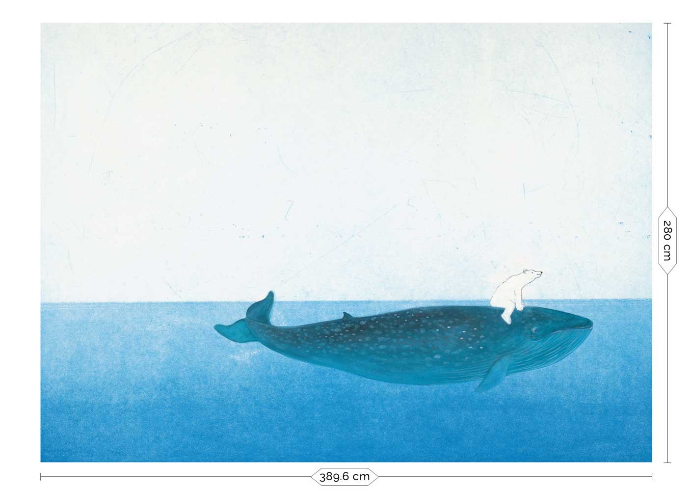Wall Mural Riding The Whale