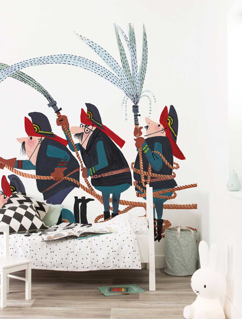 Wall Mural by Fiep Westendorp, Fire Brigade