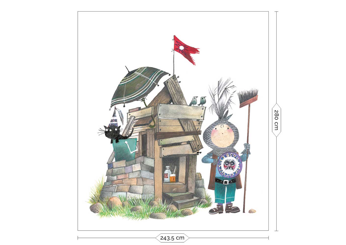 Wall Mural by Fiep Westendorp, Little Lord