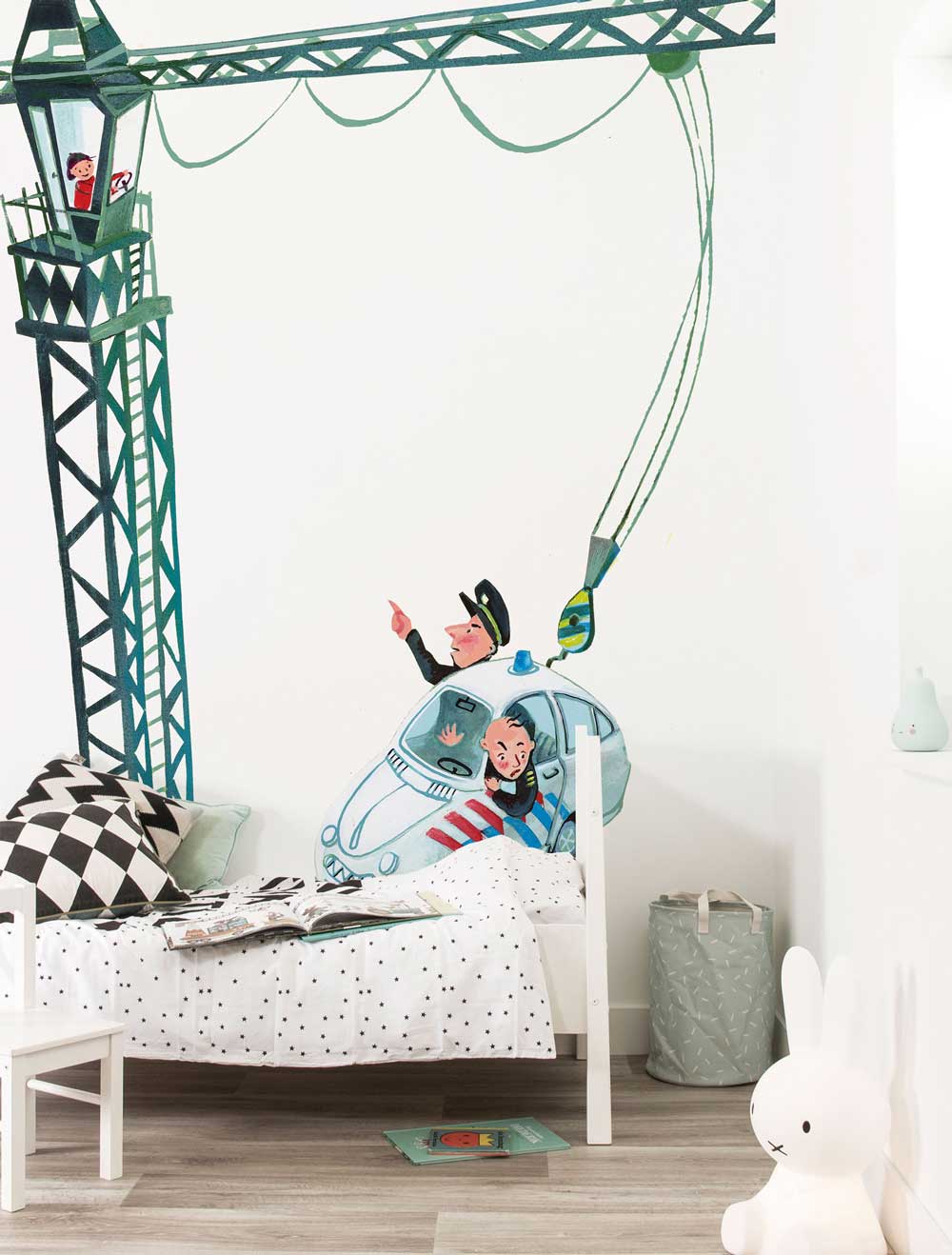 Wall Mural Crane Driver