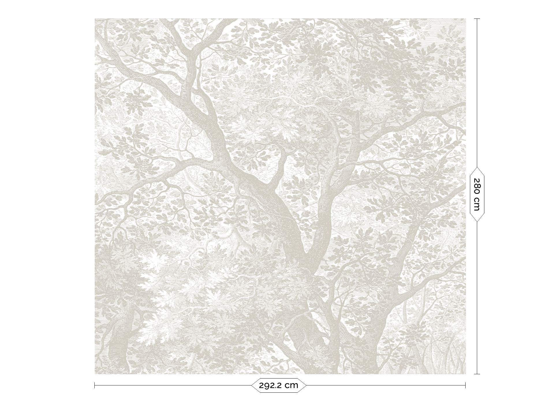 Engraved Landscapes, behang met getekend landschap, Grijs, WP-773, Packshot