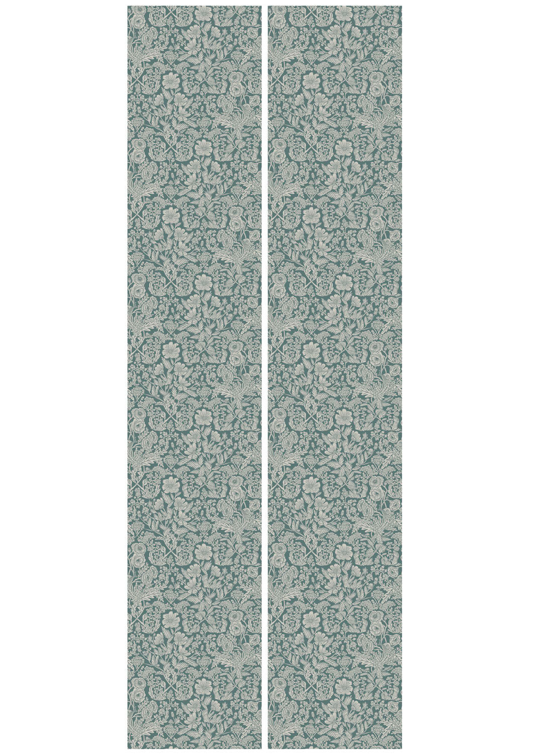 Bloemen behang door Floor Rieder, 100 x 280 cm, FR-001, Banen