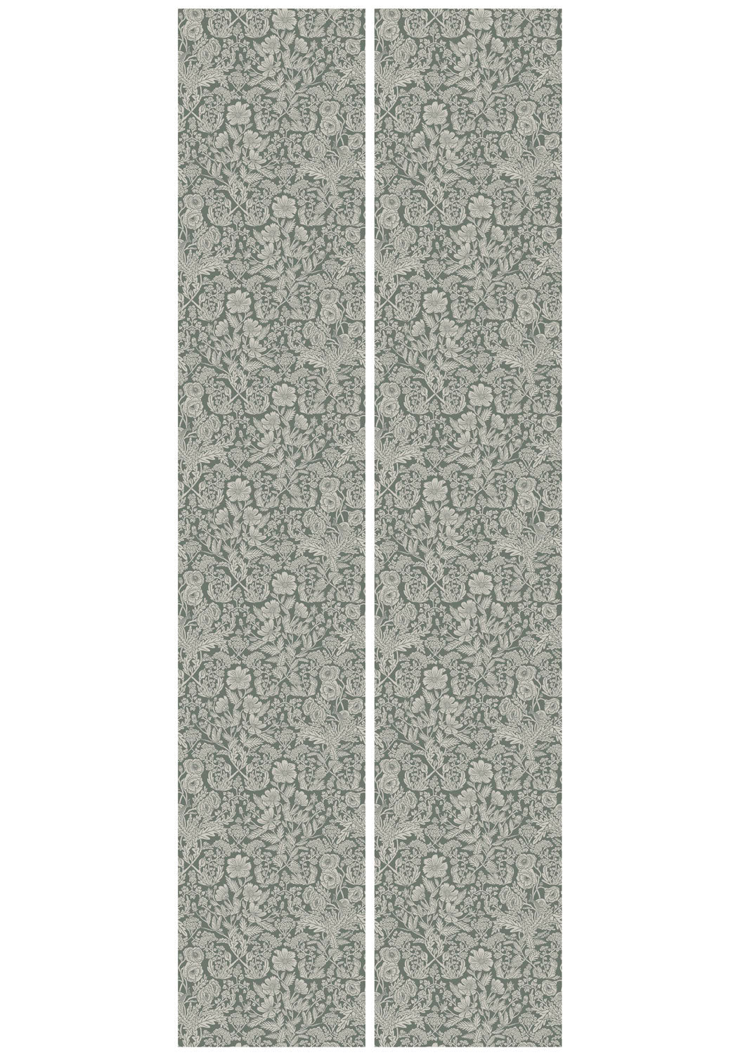 Bloemen behang door Floor Rieder, 100 x 280 cm, FR-004, Banen