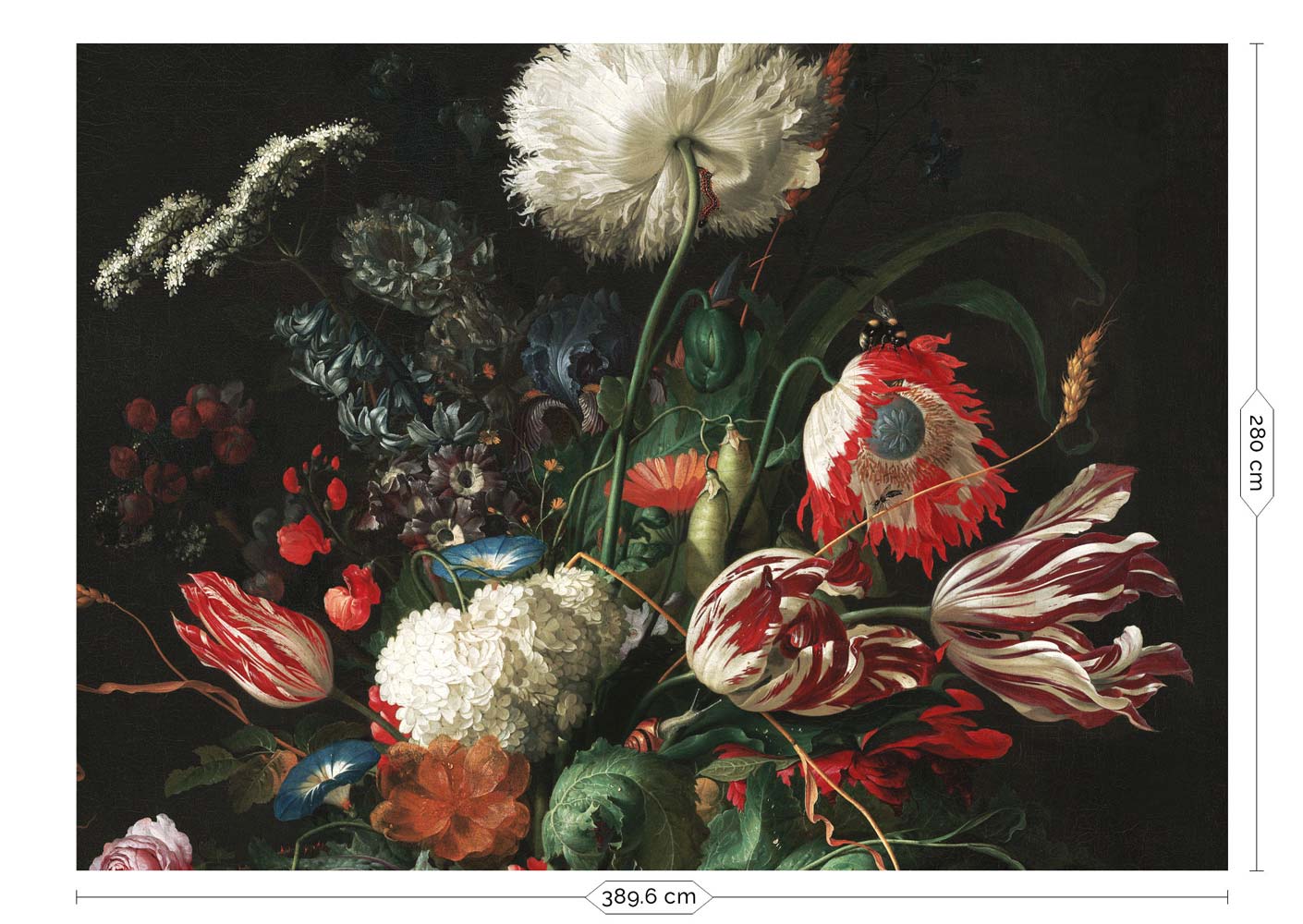 Bloemen behang Golden Age Flowers, WP-220, Packshot