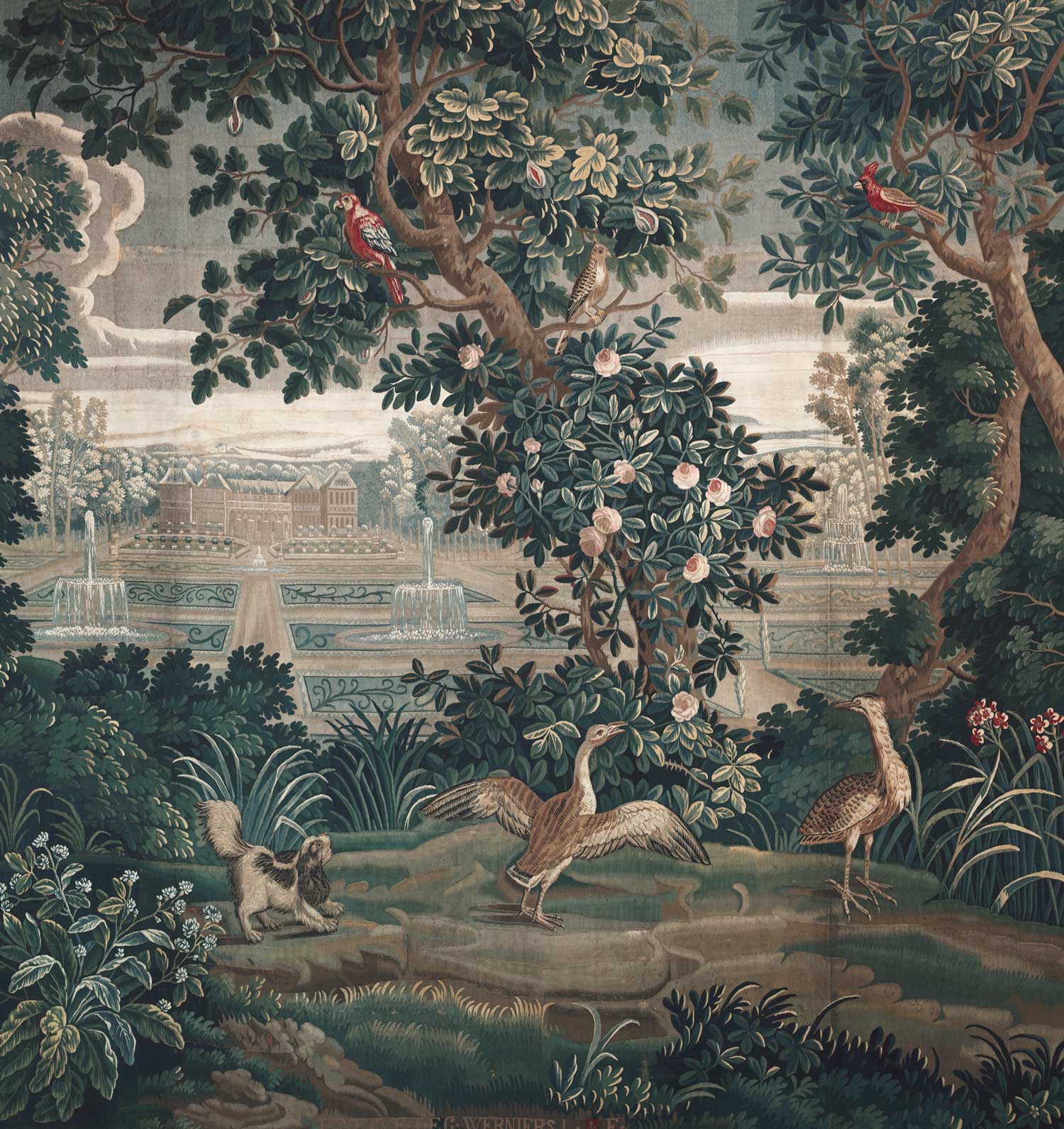 Botanisch landschap behang, Landscape Tapestries, WP-794
