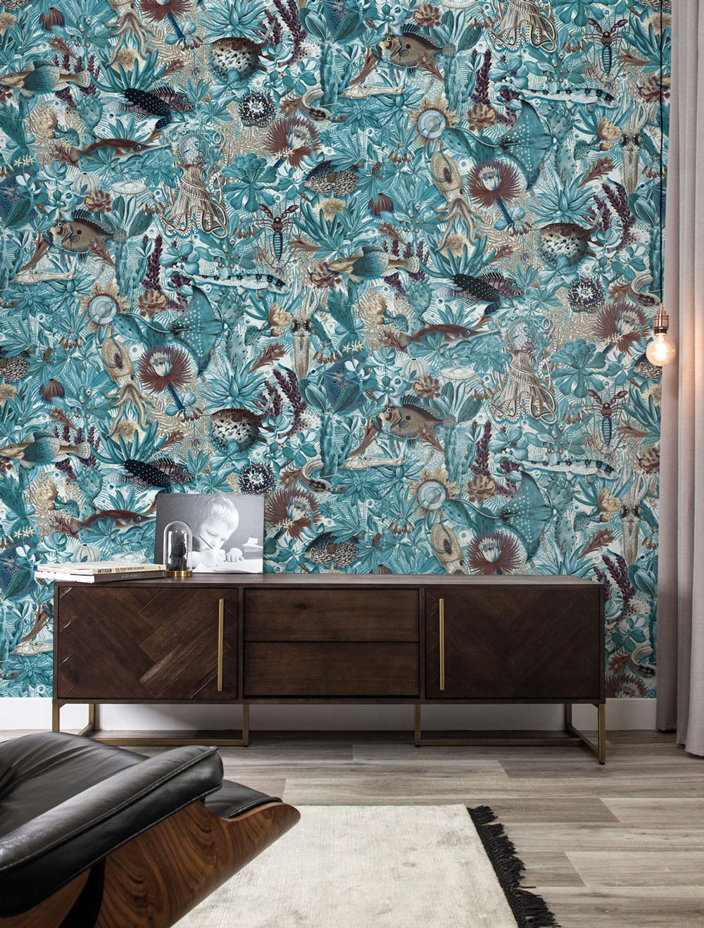 Botanisch vissen behang Underwater Jungle, WP-696, Interieur 2