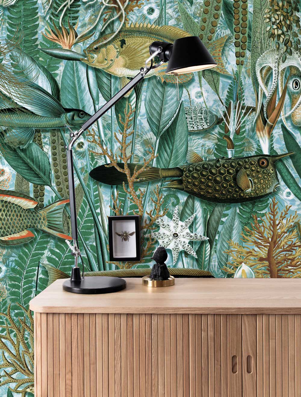 Botanisch vissen behang Underwater Jungle, WP-688, Interieur 3
