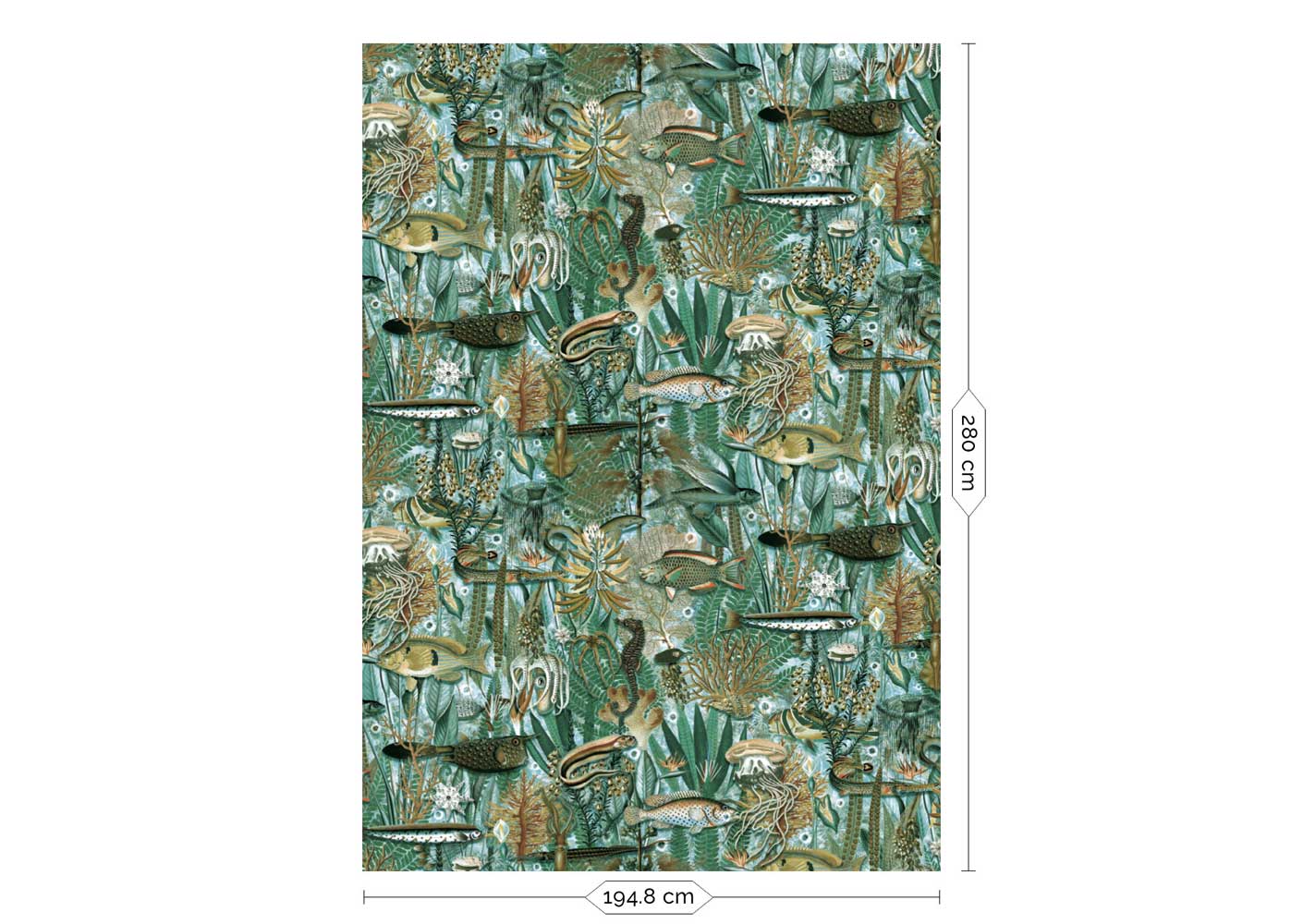 Botanisch vissen behang Underwater Jungle, WP-688, Packshot