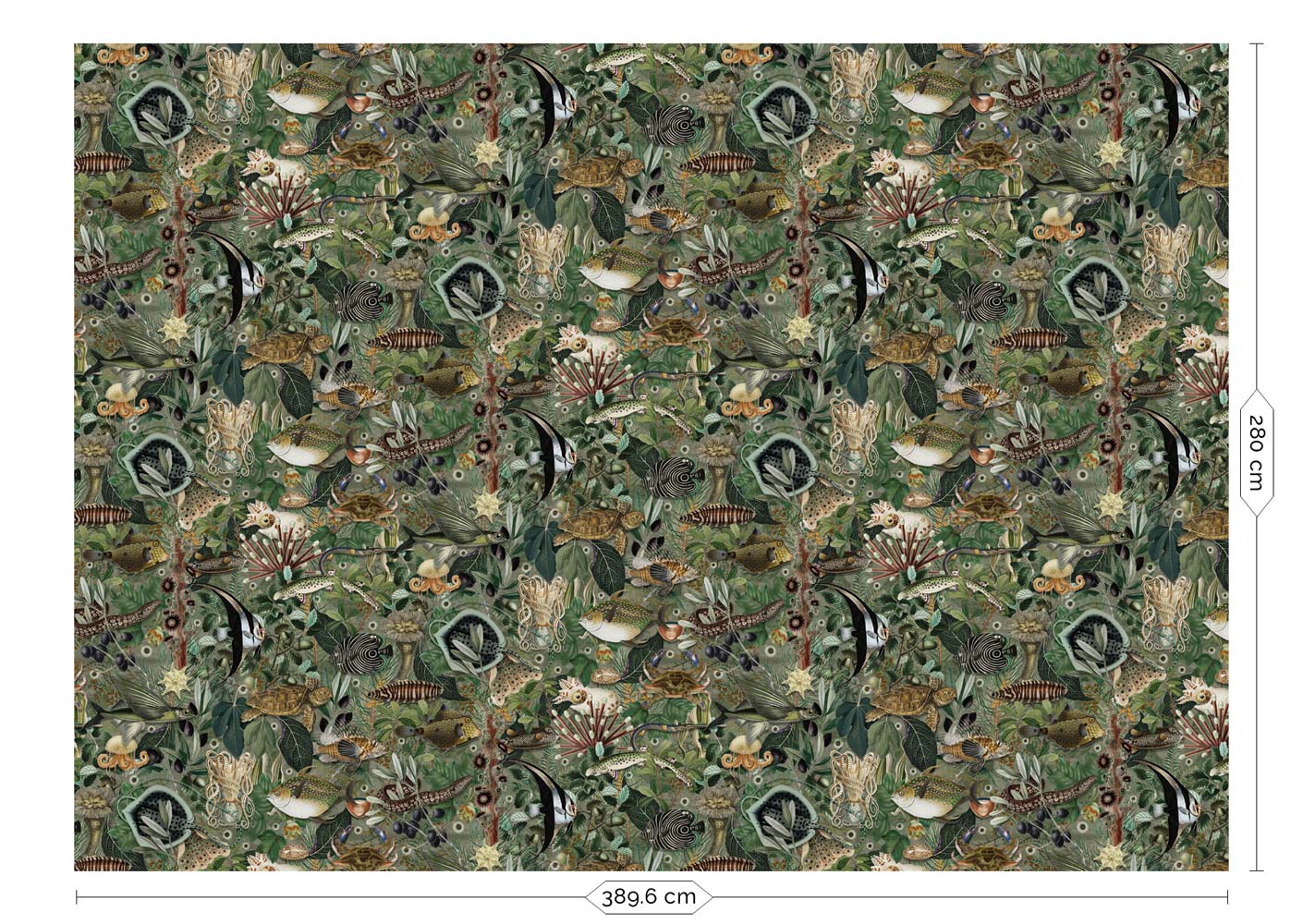 Botanisch vissen behang Underwater Jungle, WP-697, Packshot