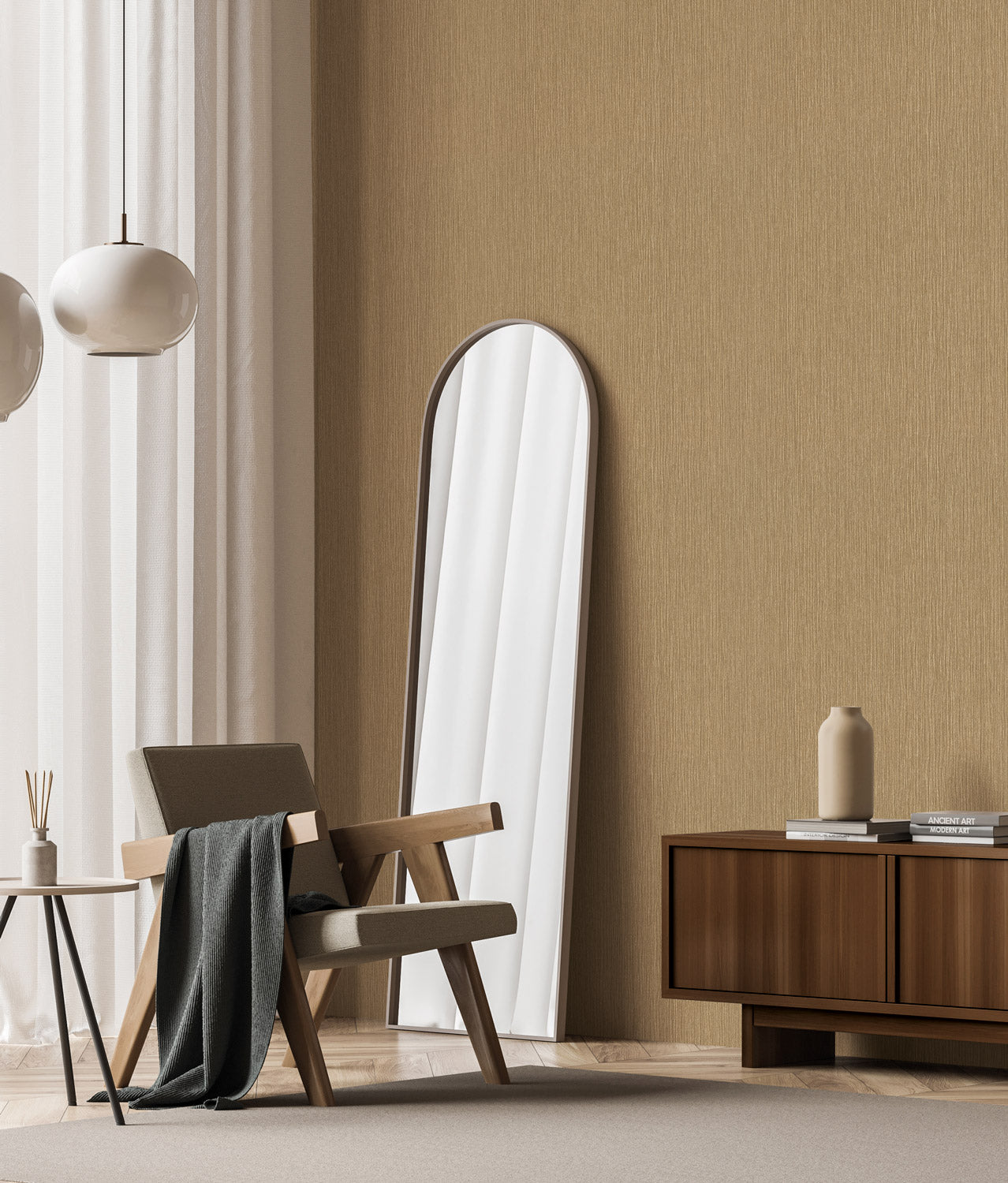 Effen structuur behang, Hotel Chique, RW-012, Interieur 8