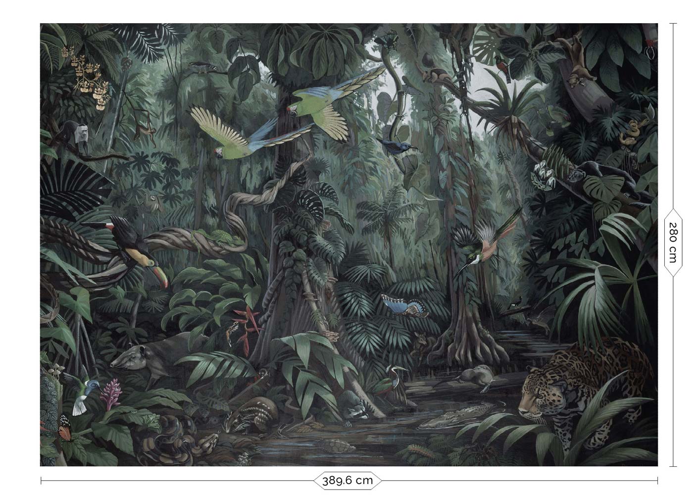 Jungle begang, Tropical Landscapes, WP-602, 8 baans
