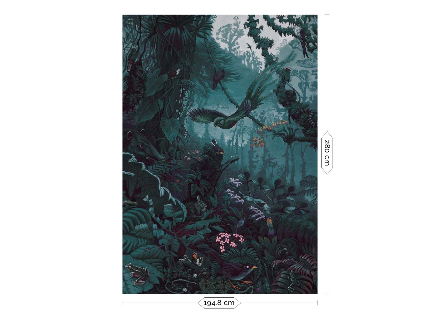 Jungle begang, Tropical Landscapes, WP-711, 4 baans