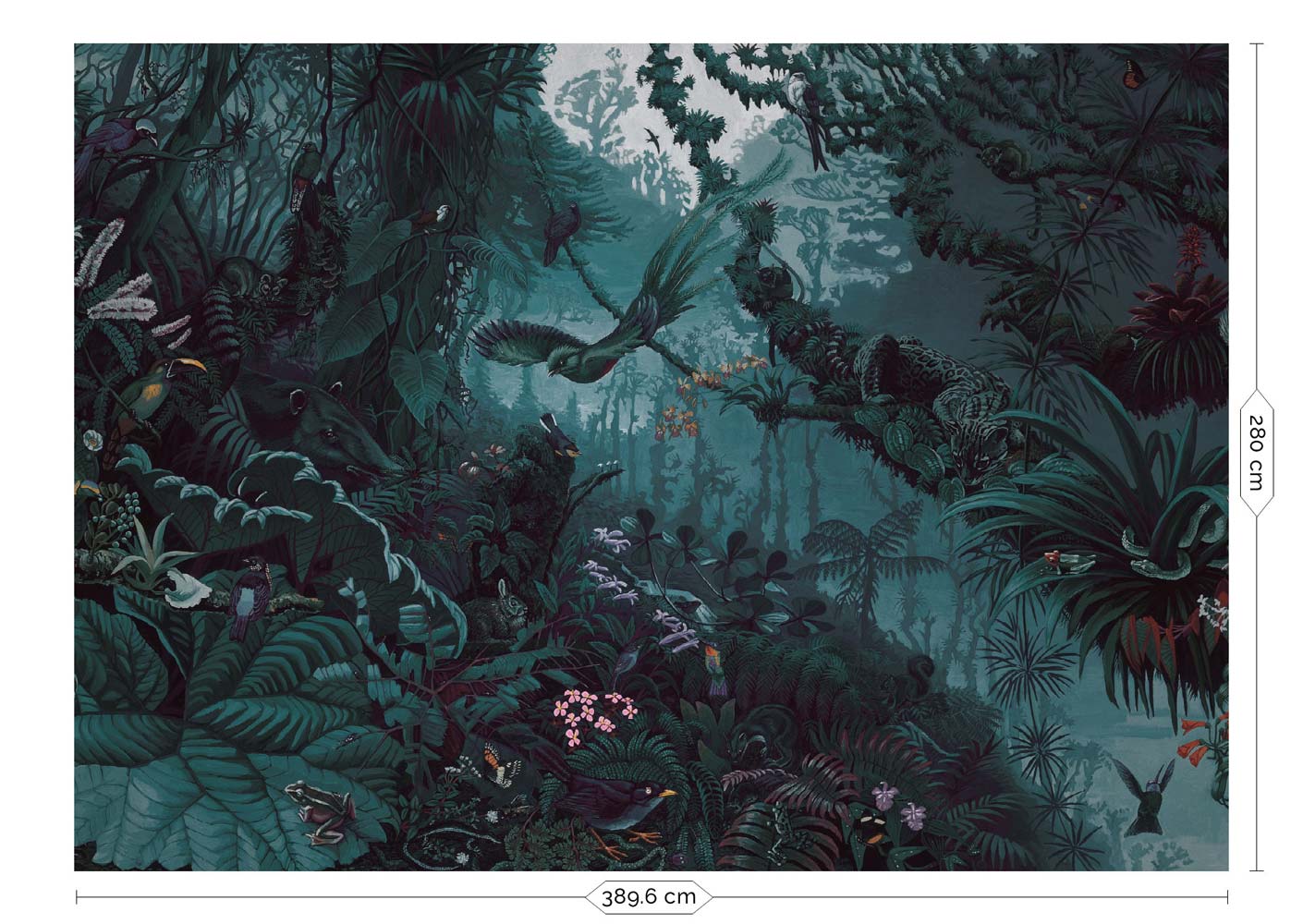 Jungle begang, Tropical Landscapes, WP-713, 8 baans