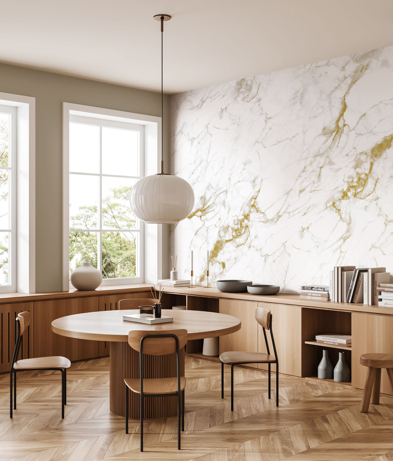 Marmer behang, WP-554, Interieur