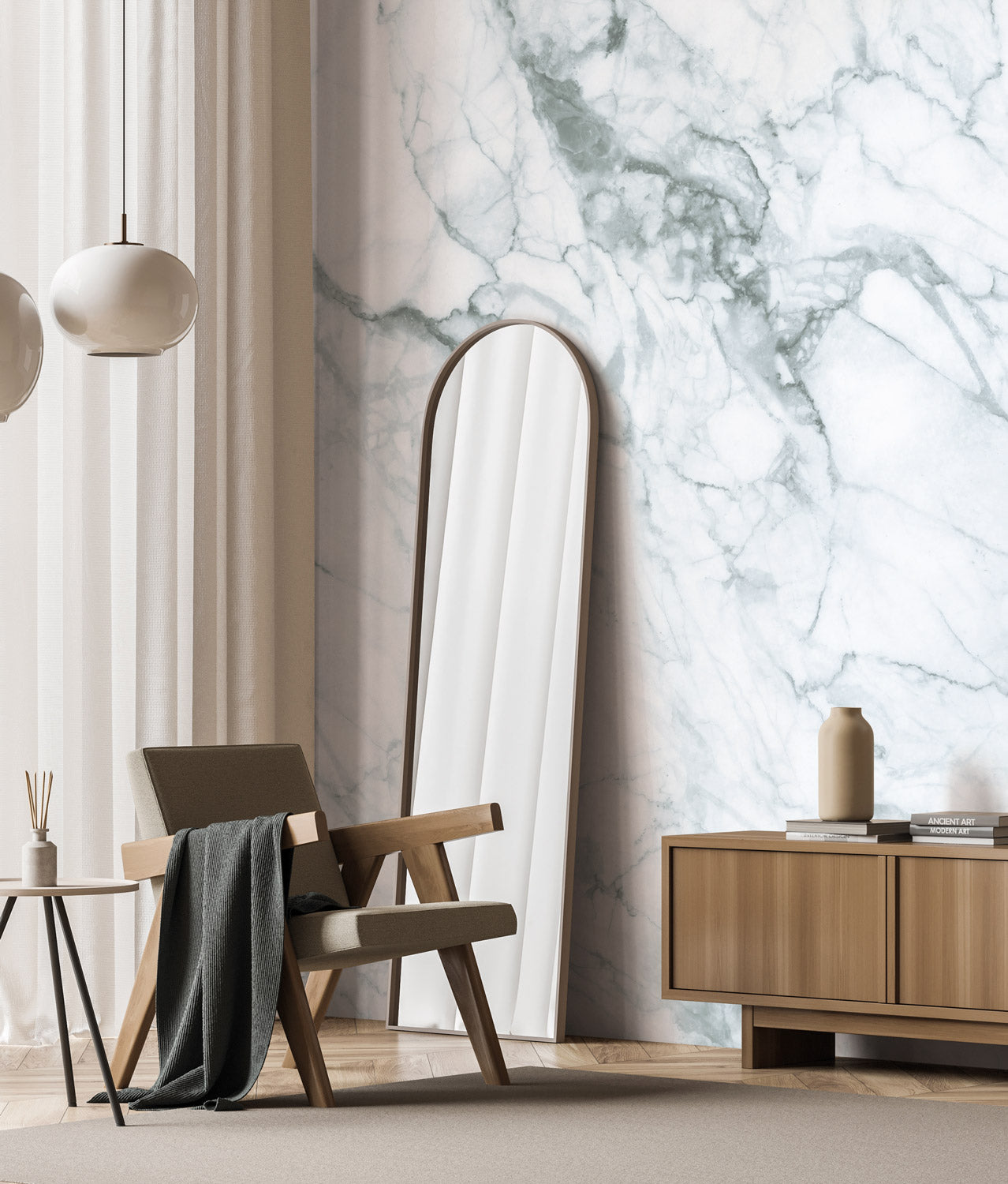 Marmer behang, WP-557, Interieur