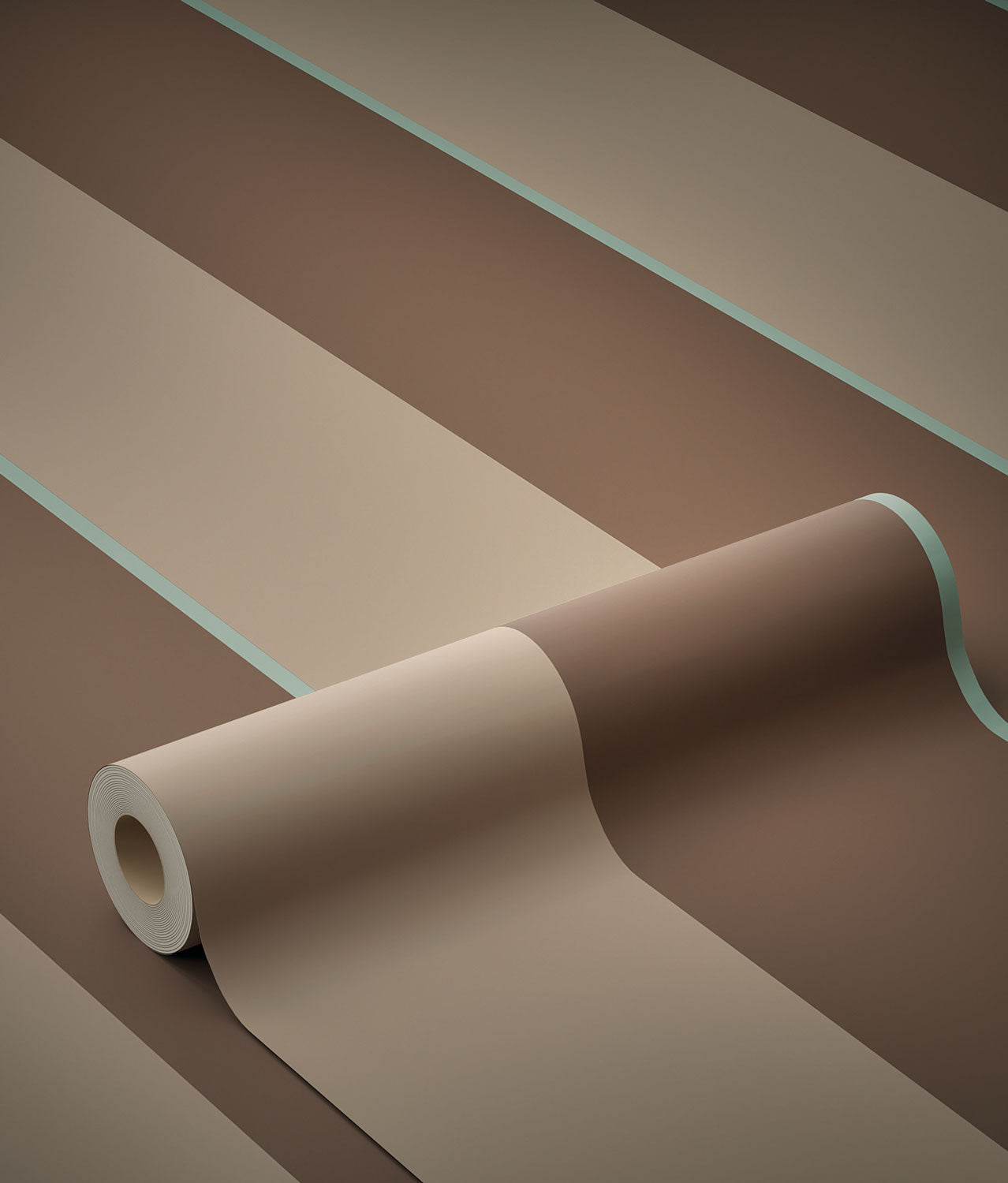 Strepen behang Bold Stripes door Frans Uyterlinde, FU-005, Rol