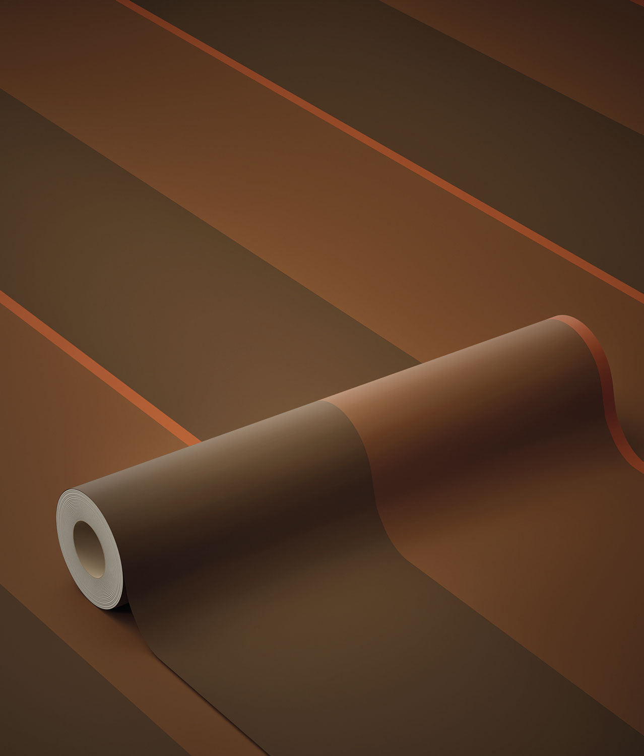 Strepen behang Bold Stripes door Frans Uyterlinde, FU-003, Rol