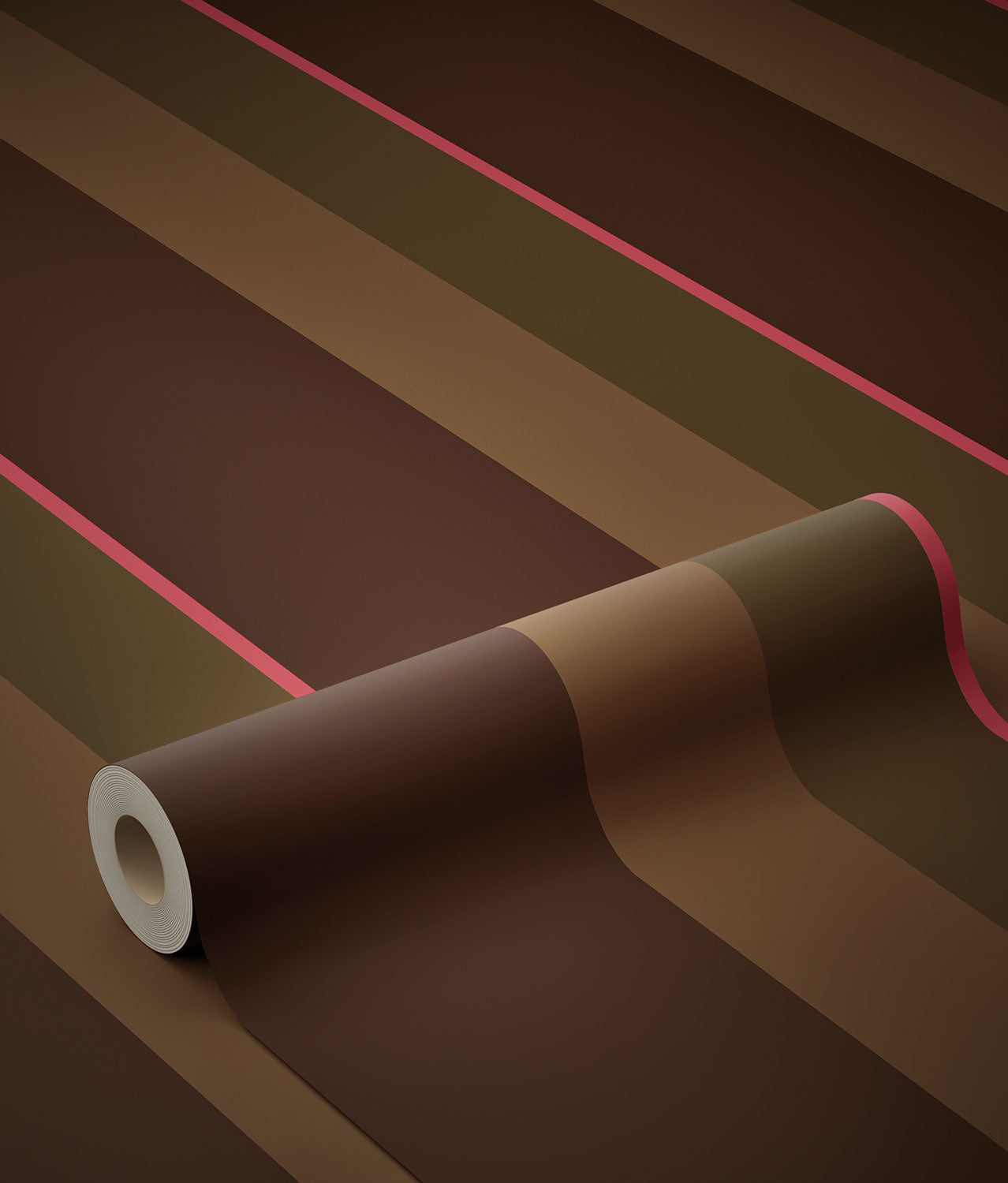 Strepen behang Bold Stripes door Frans Uyterlinde, FU-010, Rol