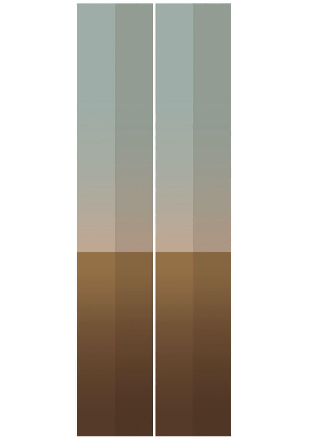 Gradient Stripes, Strepen behang door Frans Uyterlinde, 97,4 x 280 cm, FU-022, Banen