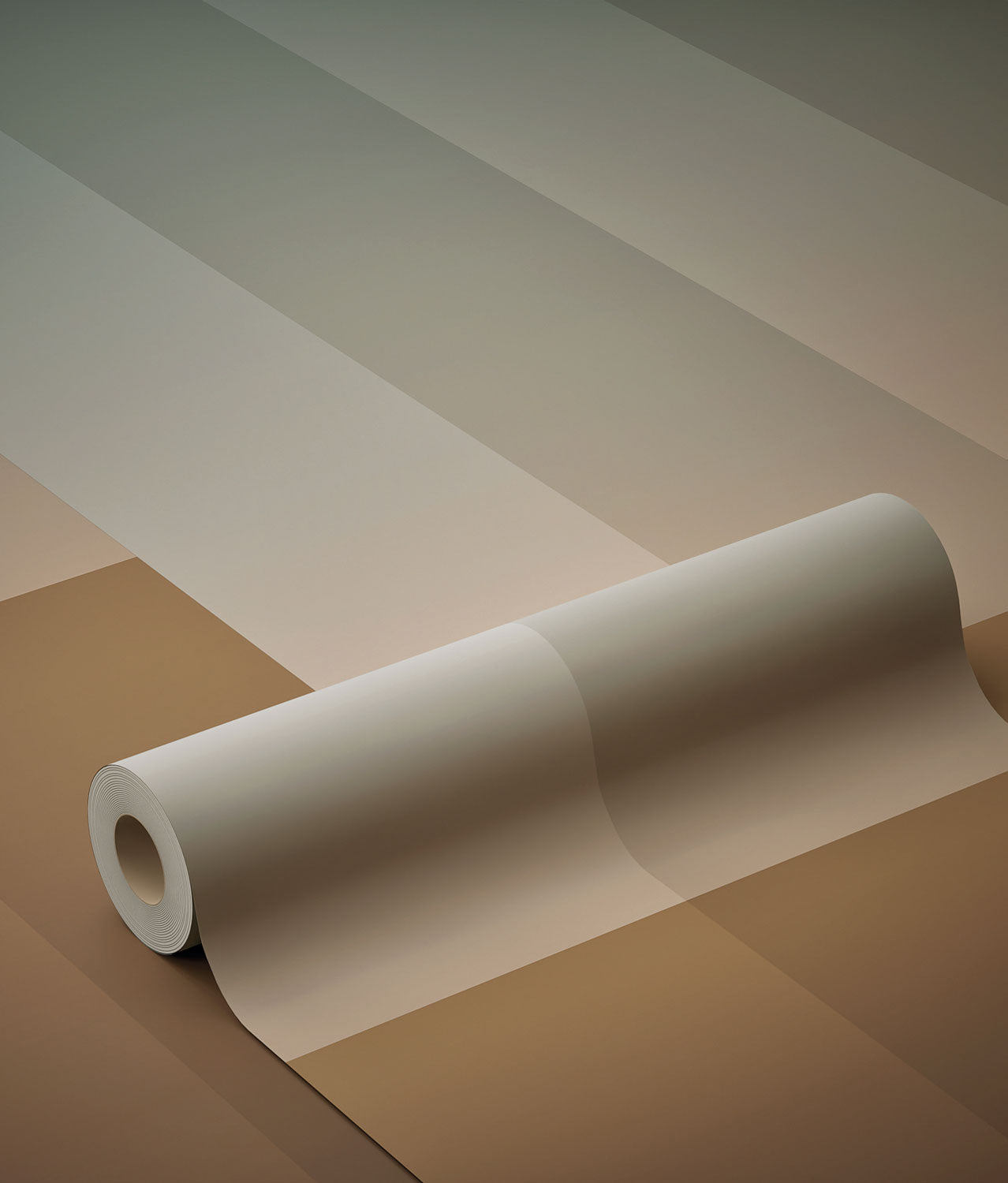 Gradient Stripes, Strepen behang door Frans Uyterlinde, 97,4 x 280 cm, FU-022, Rol