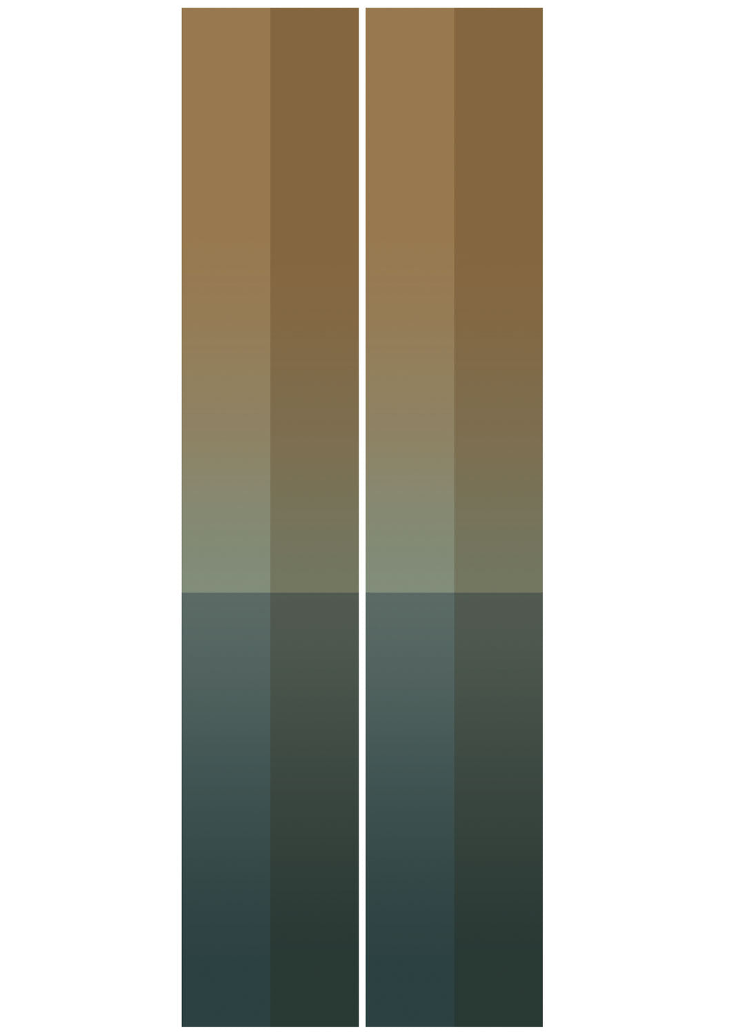 Gradient Stripes, Strepen behang door Frans Uyterlinde, 97,4 x 280 cm, FU-016, Banen